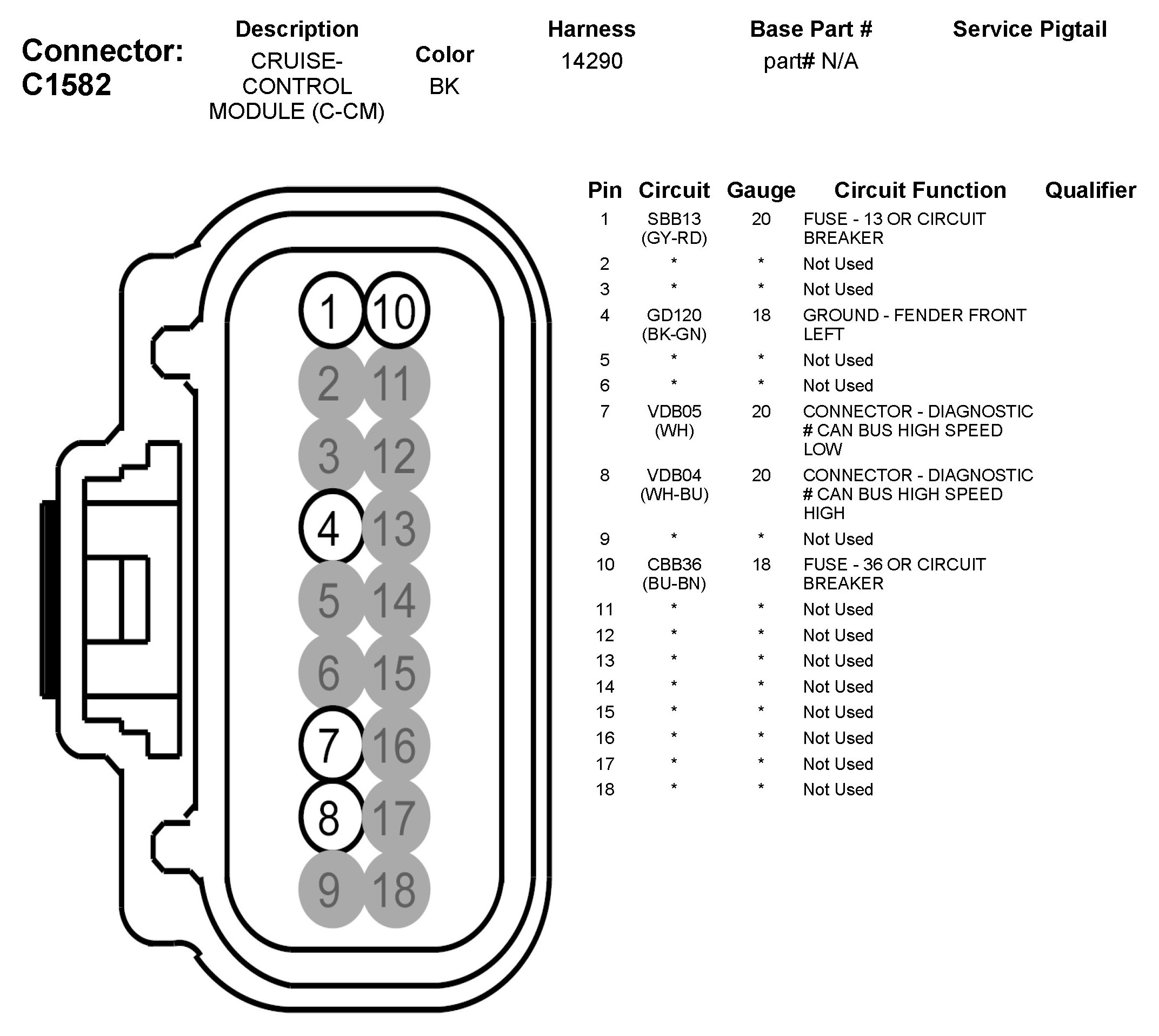 Factory service manual diagram