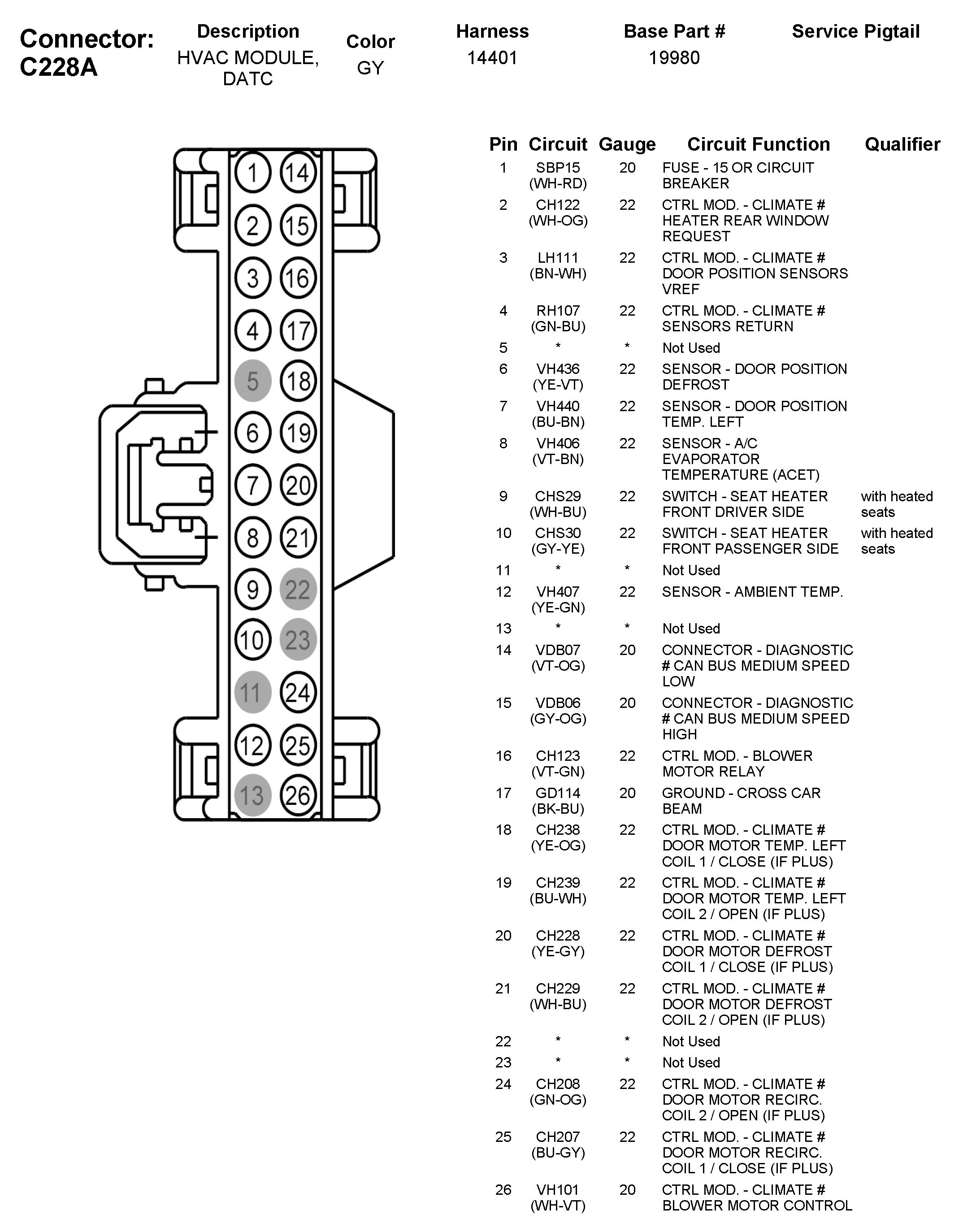 Factory service manual diagram