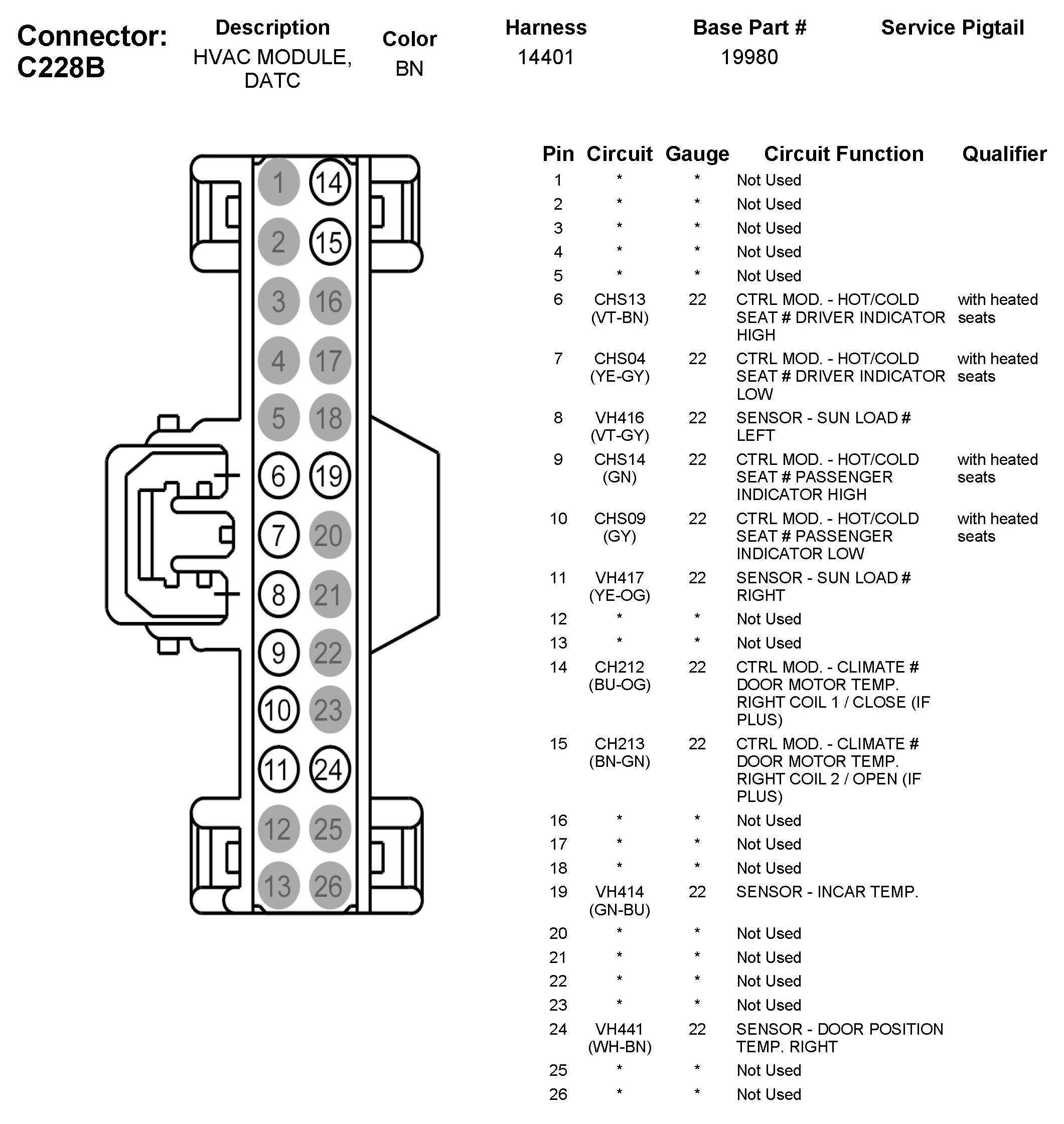 Factory service manual diagram