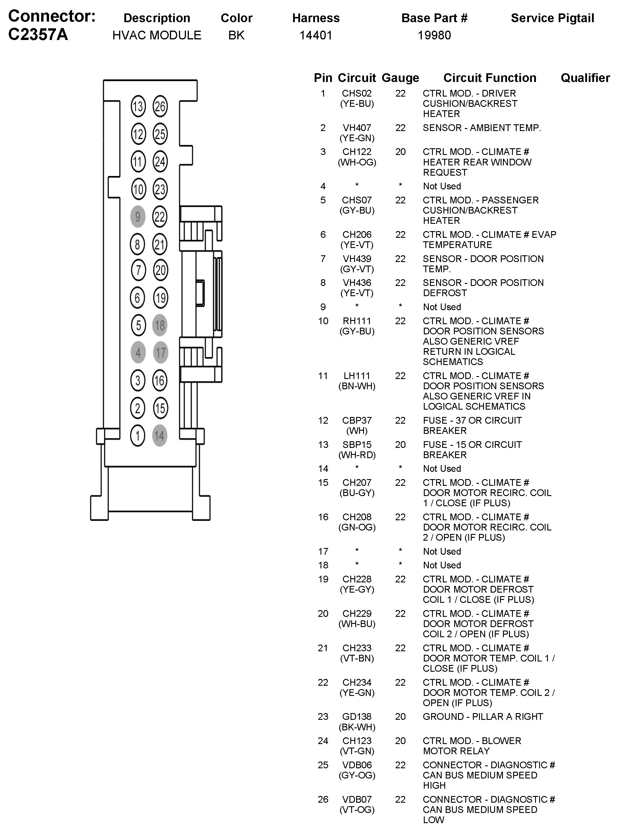 Factory service manual diagram