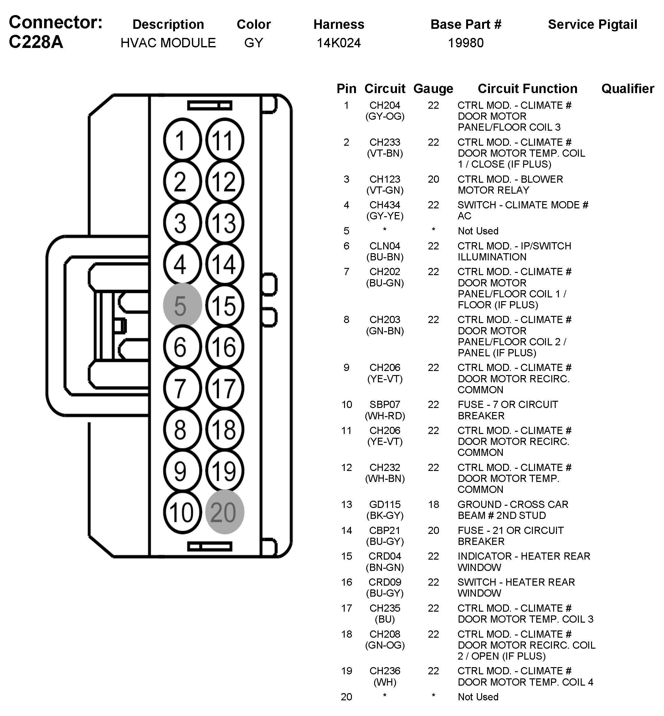 Factory service manual diagram