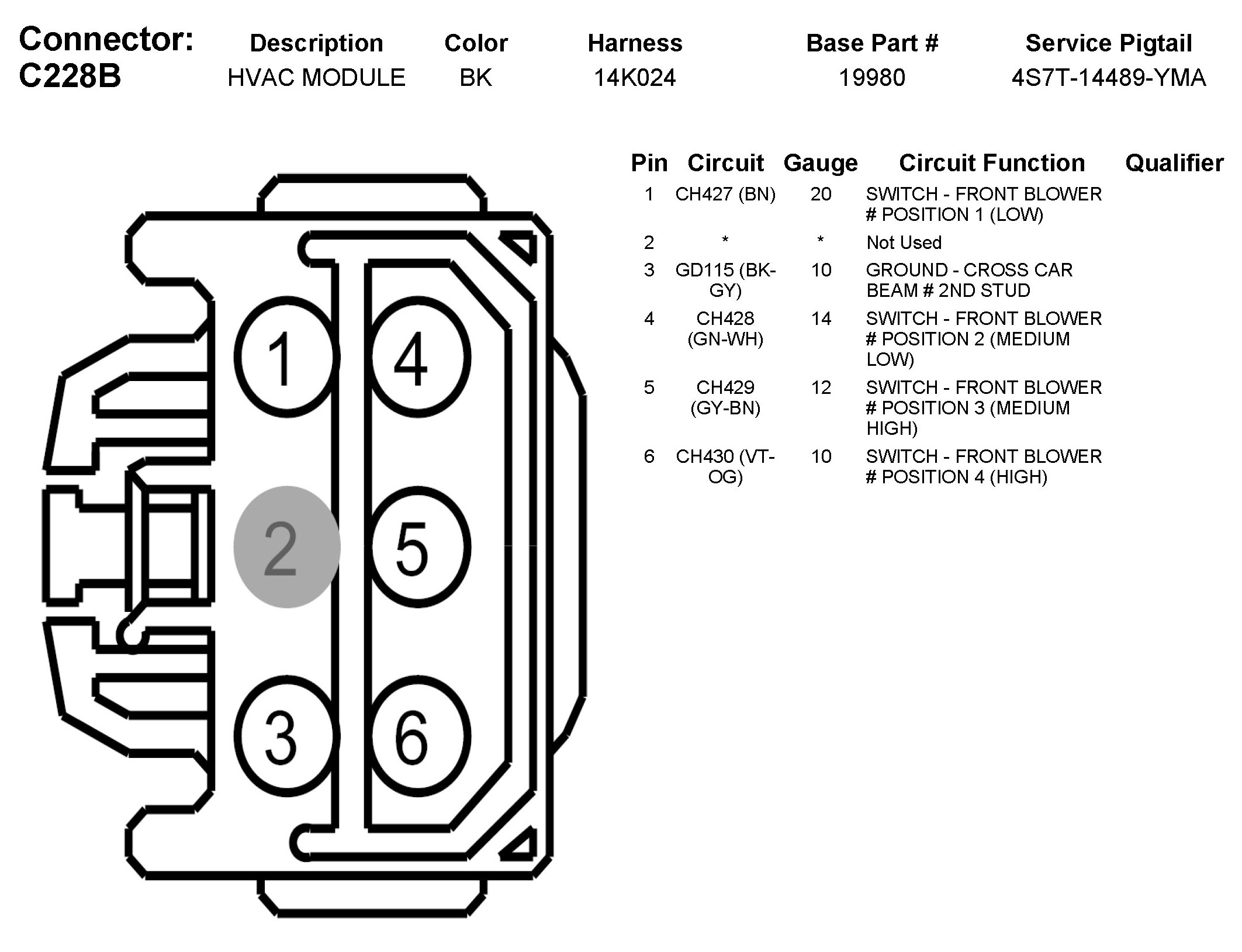Factory service manual diagram