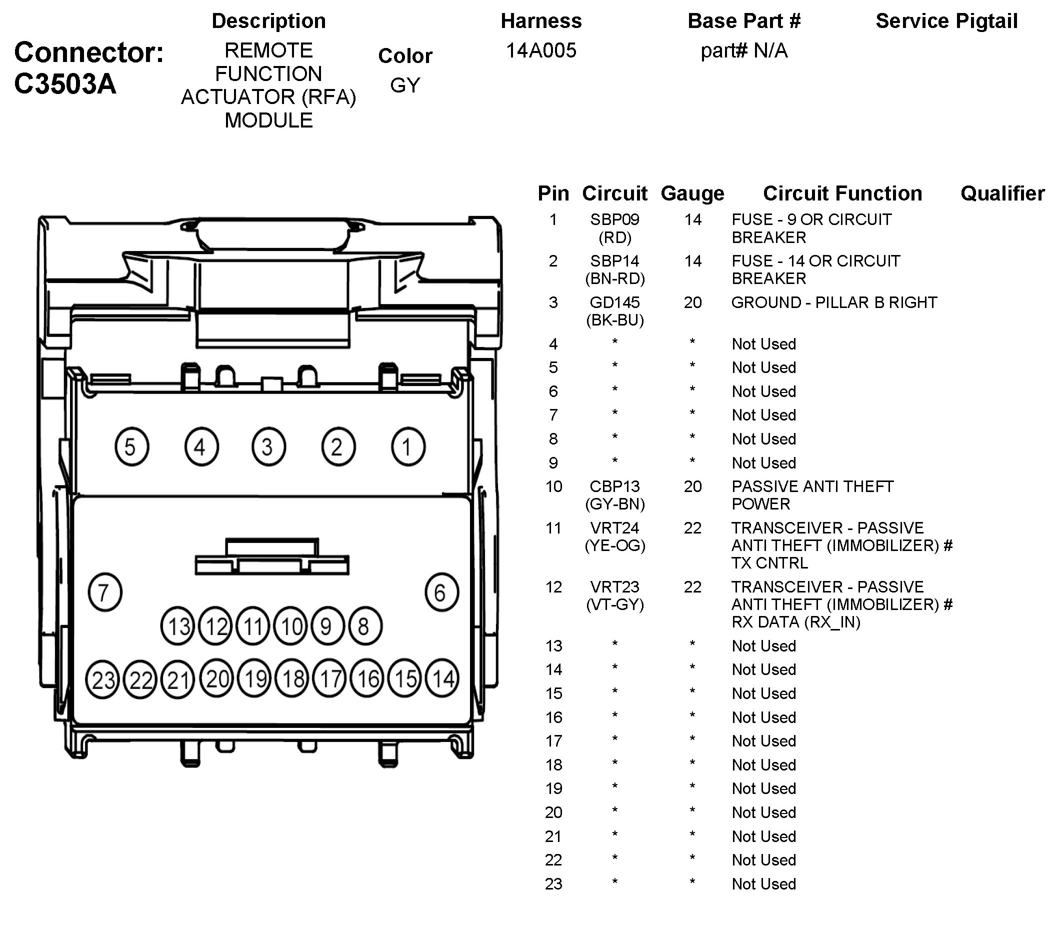 Factory service manual diagram