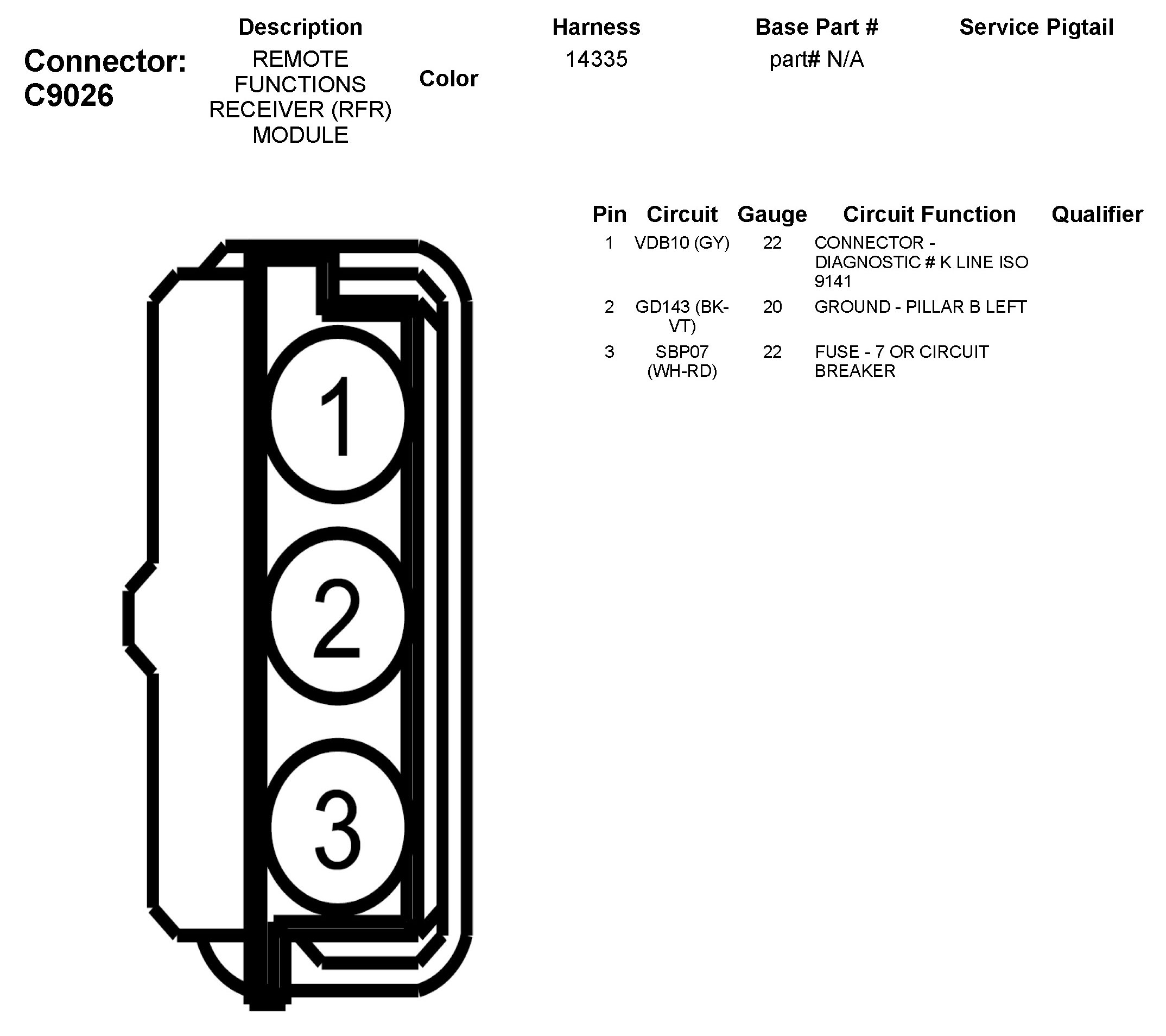 Factory service manual diagram