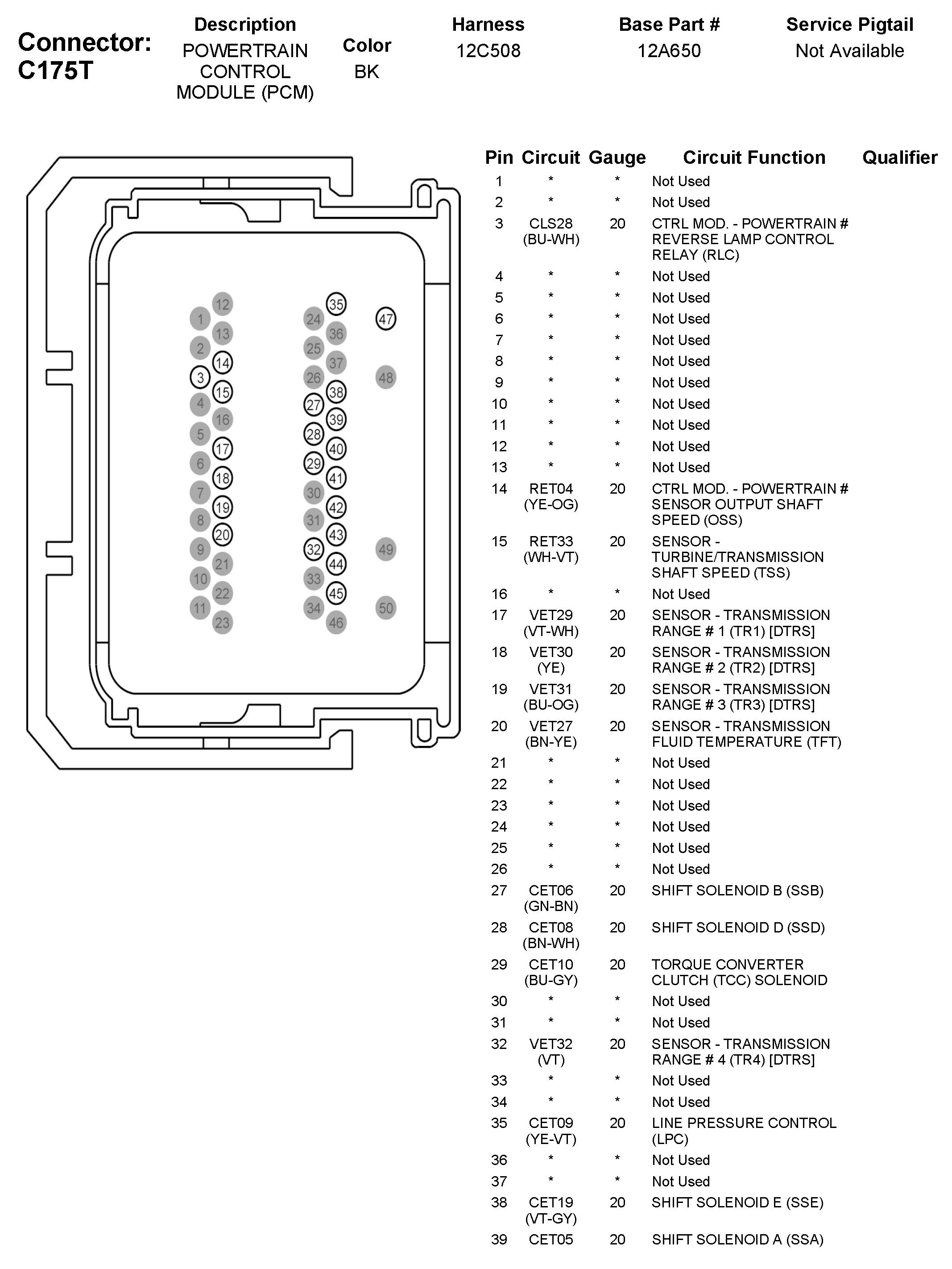 Factory service manual diagram