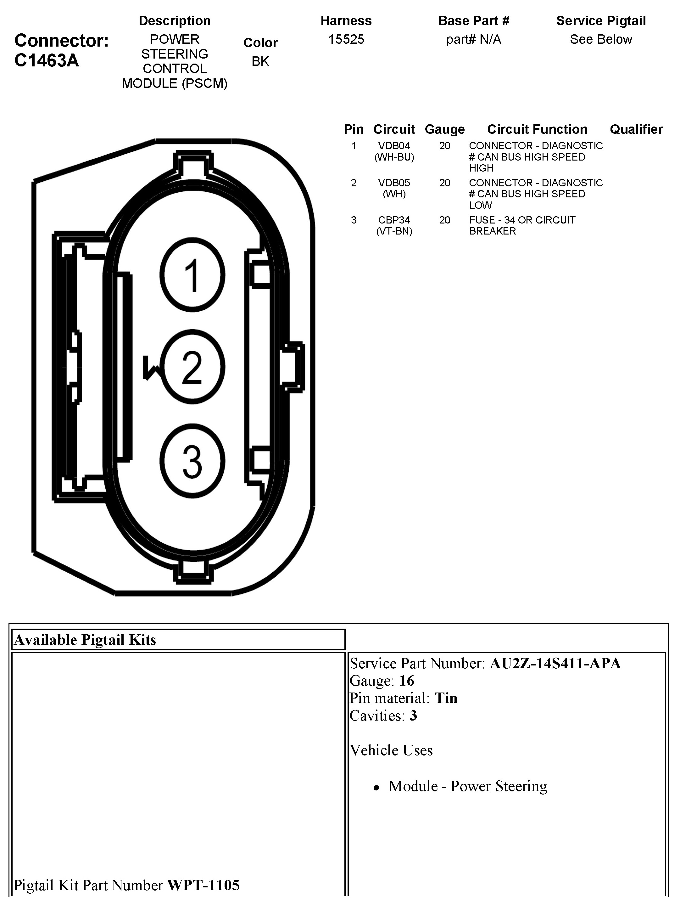 Factory service manual diagram