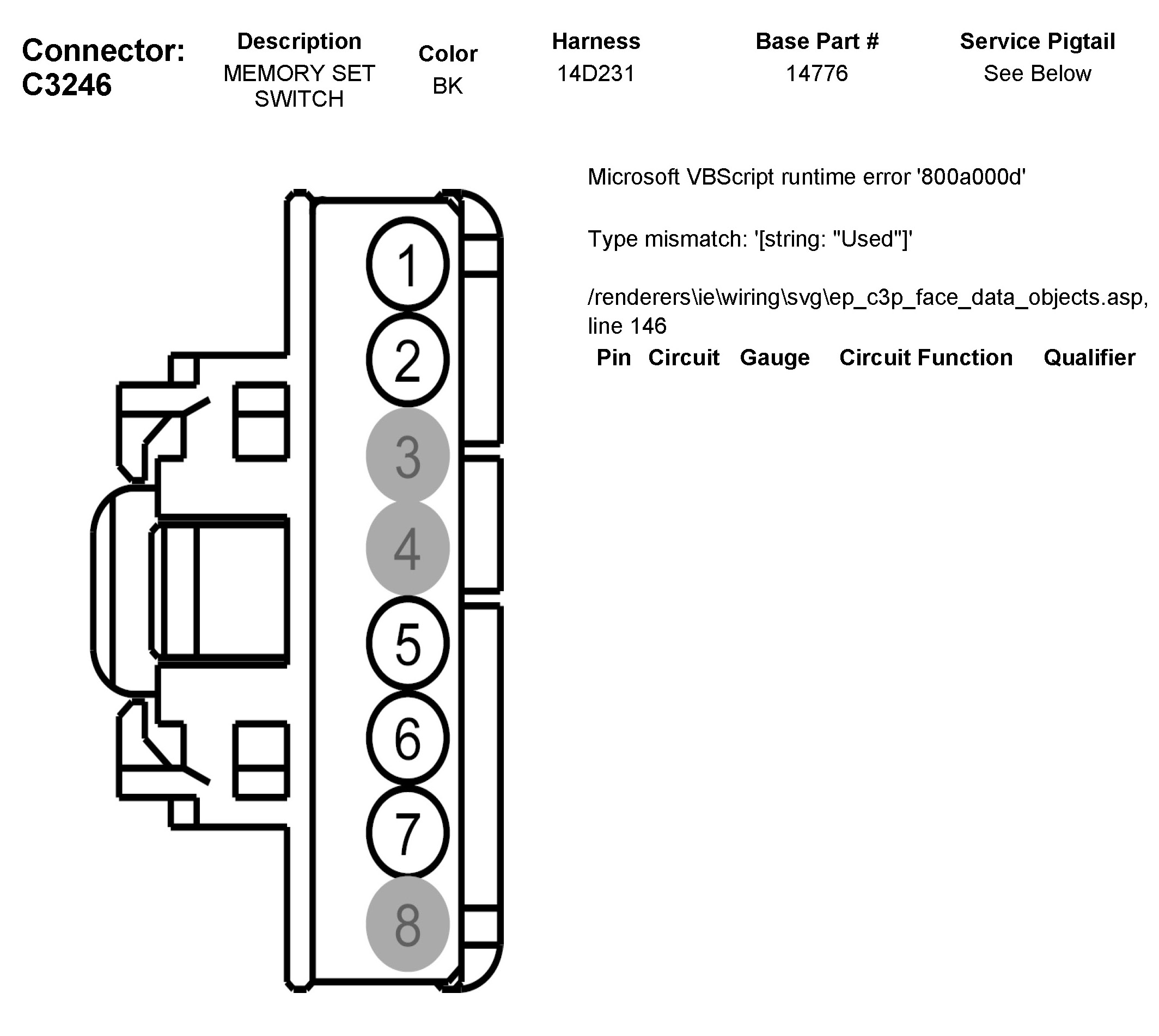 Factory service manual diagram