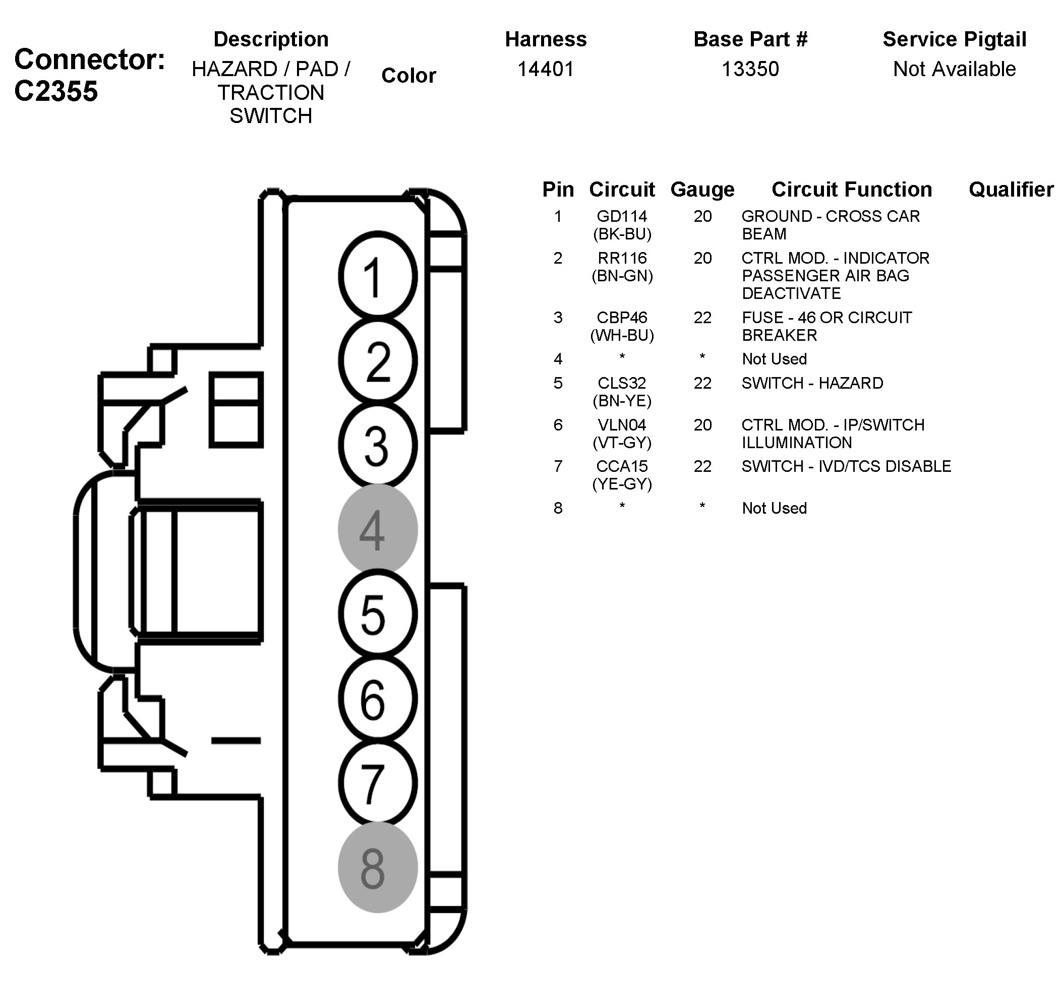 Factory service manual diagram