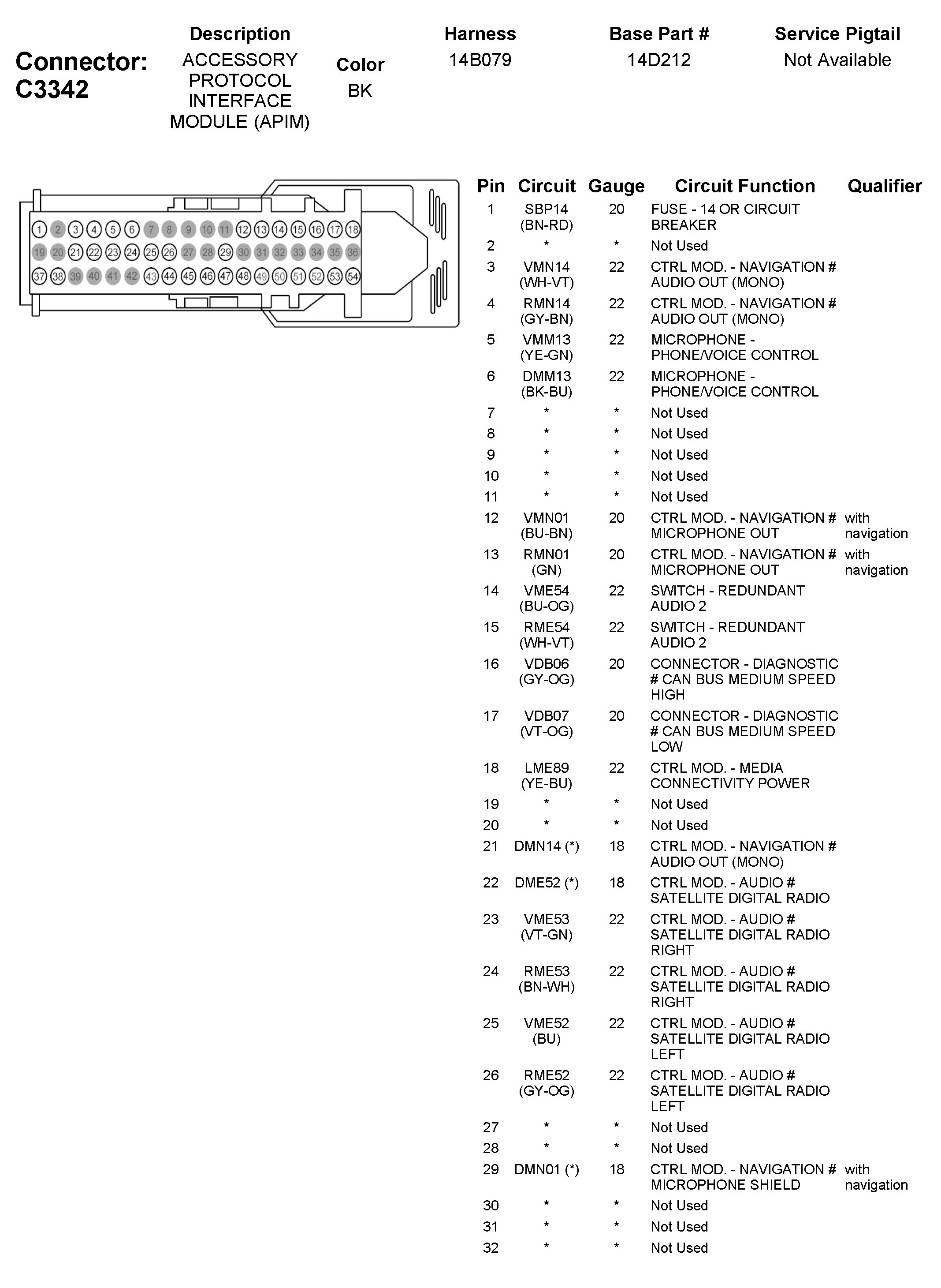 Factory service manual diagram