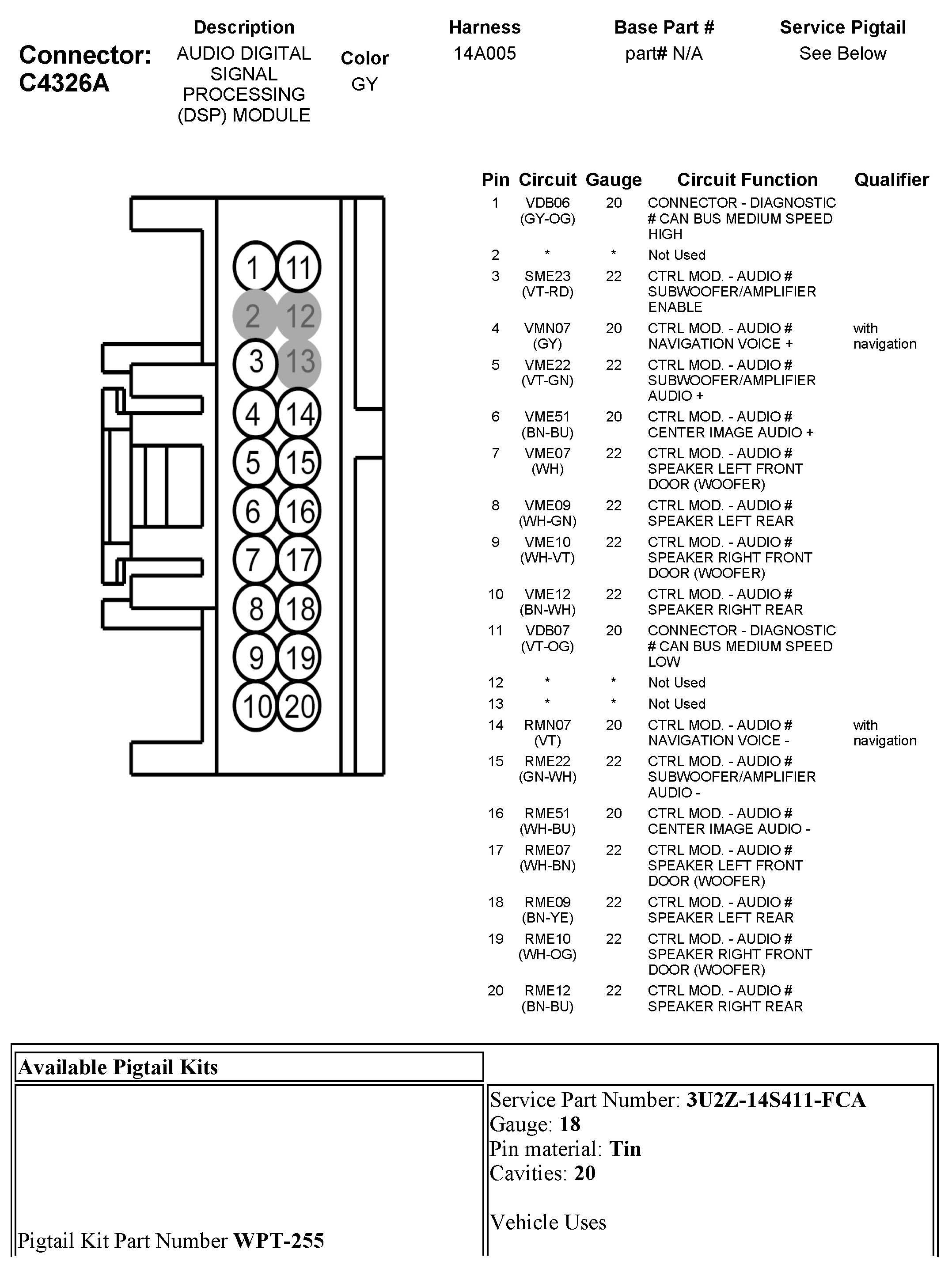 Factory service manual diagram