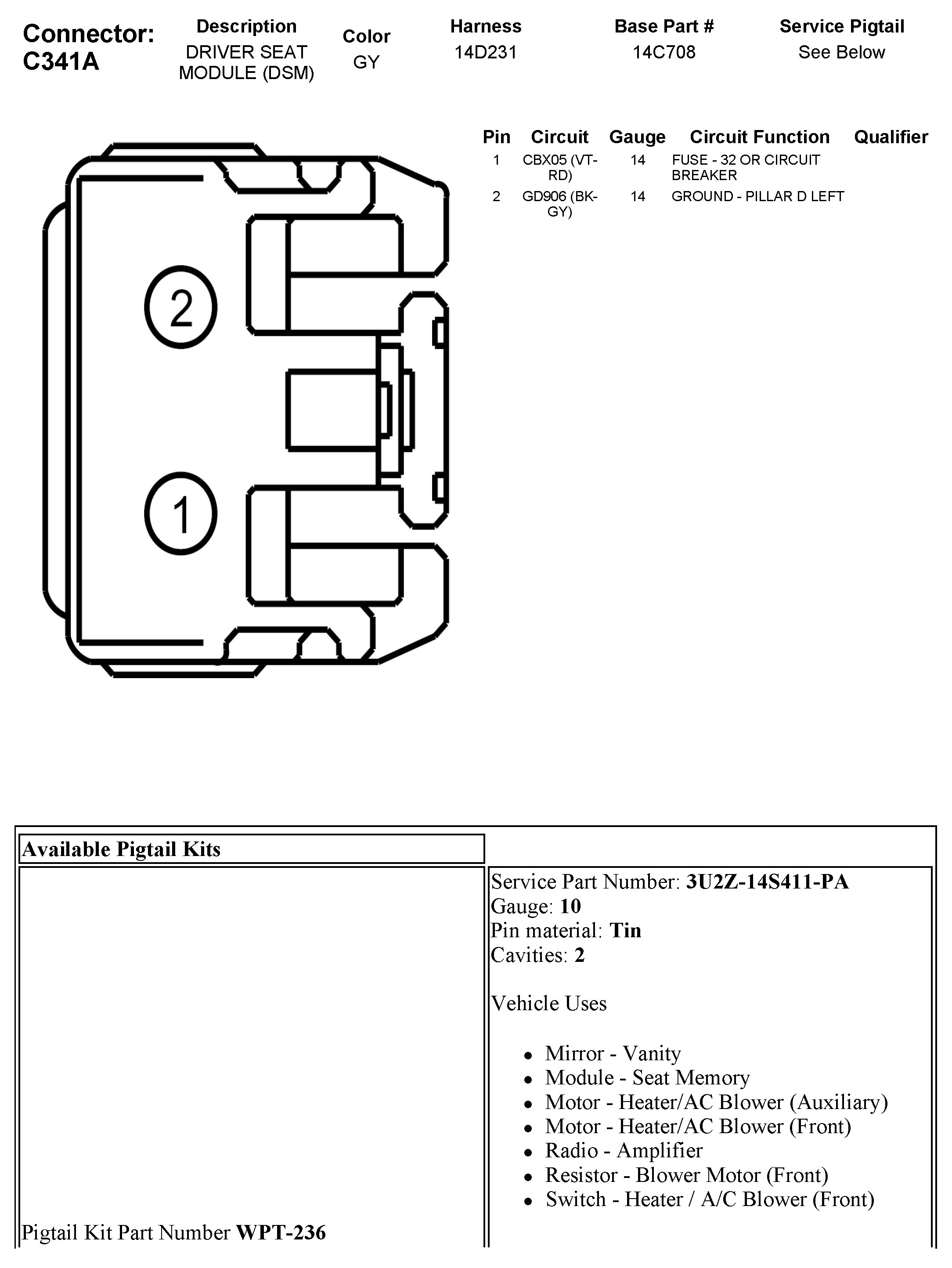 Factory service manual diagram