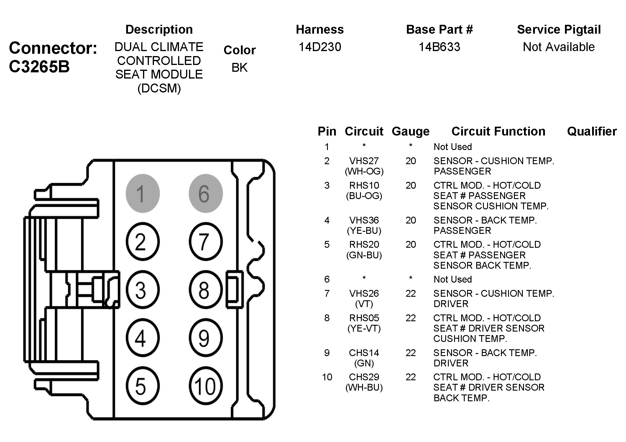 Factory service manual diagram