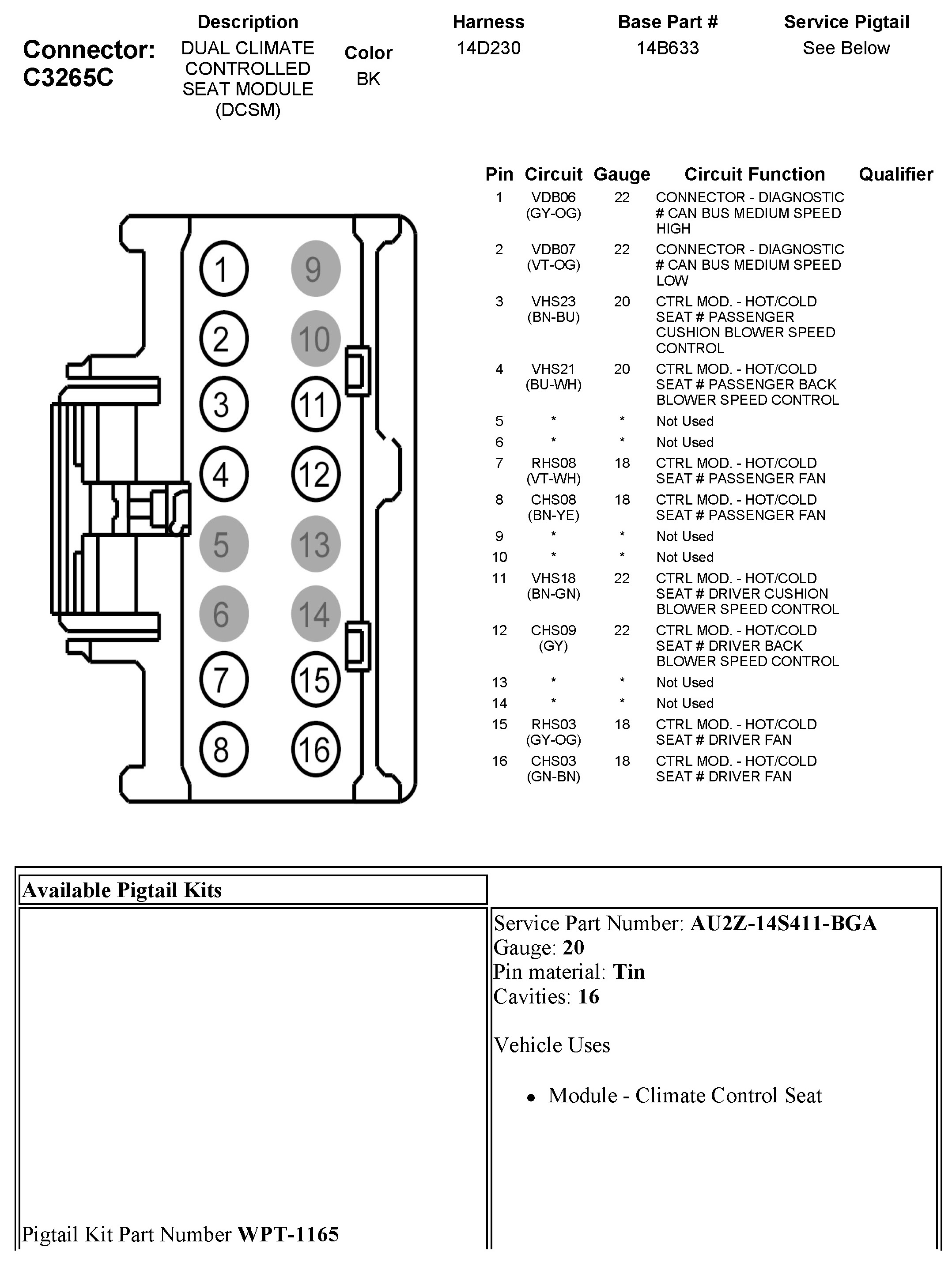 Factory service manual diagram