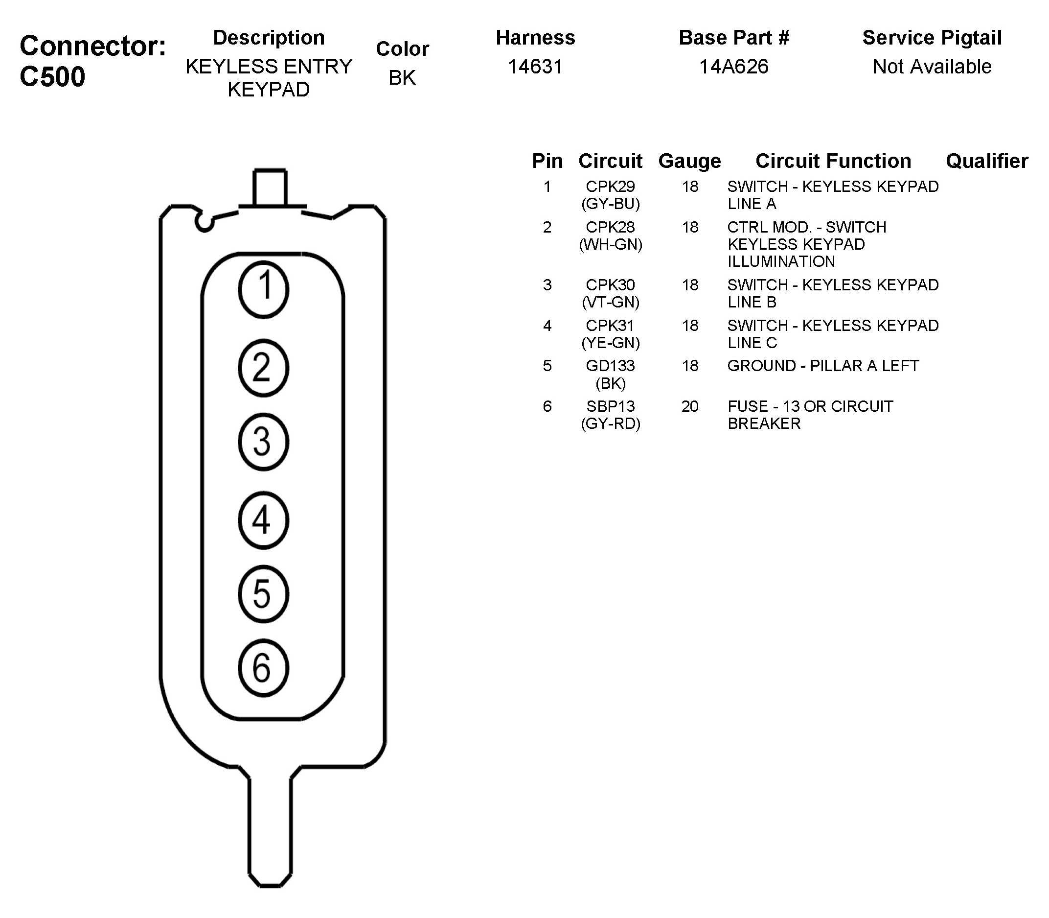 Factory service manual diagram