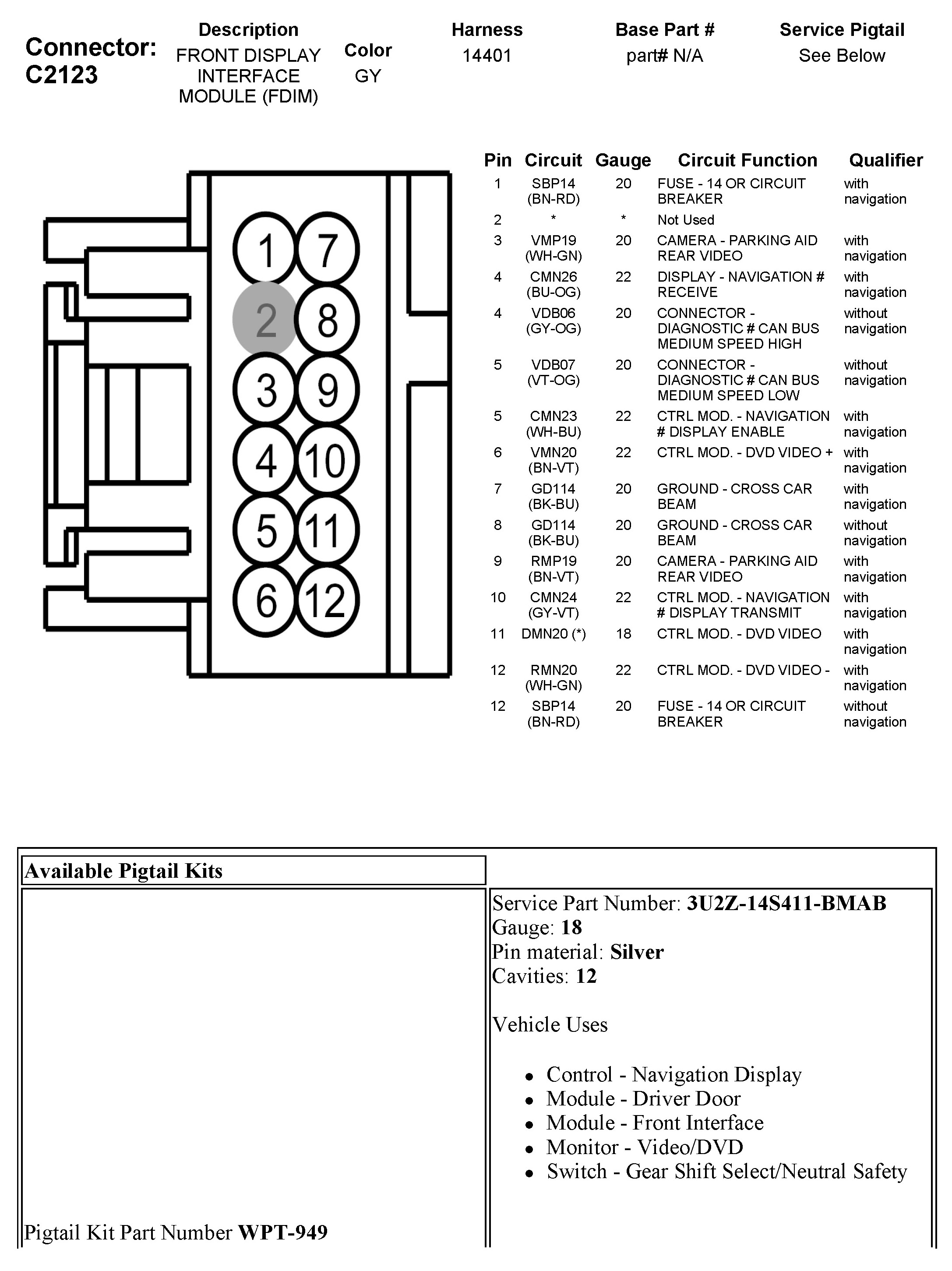 Factory service manual diagram