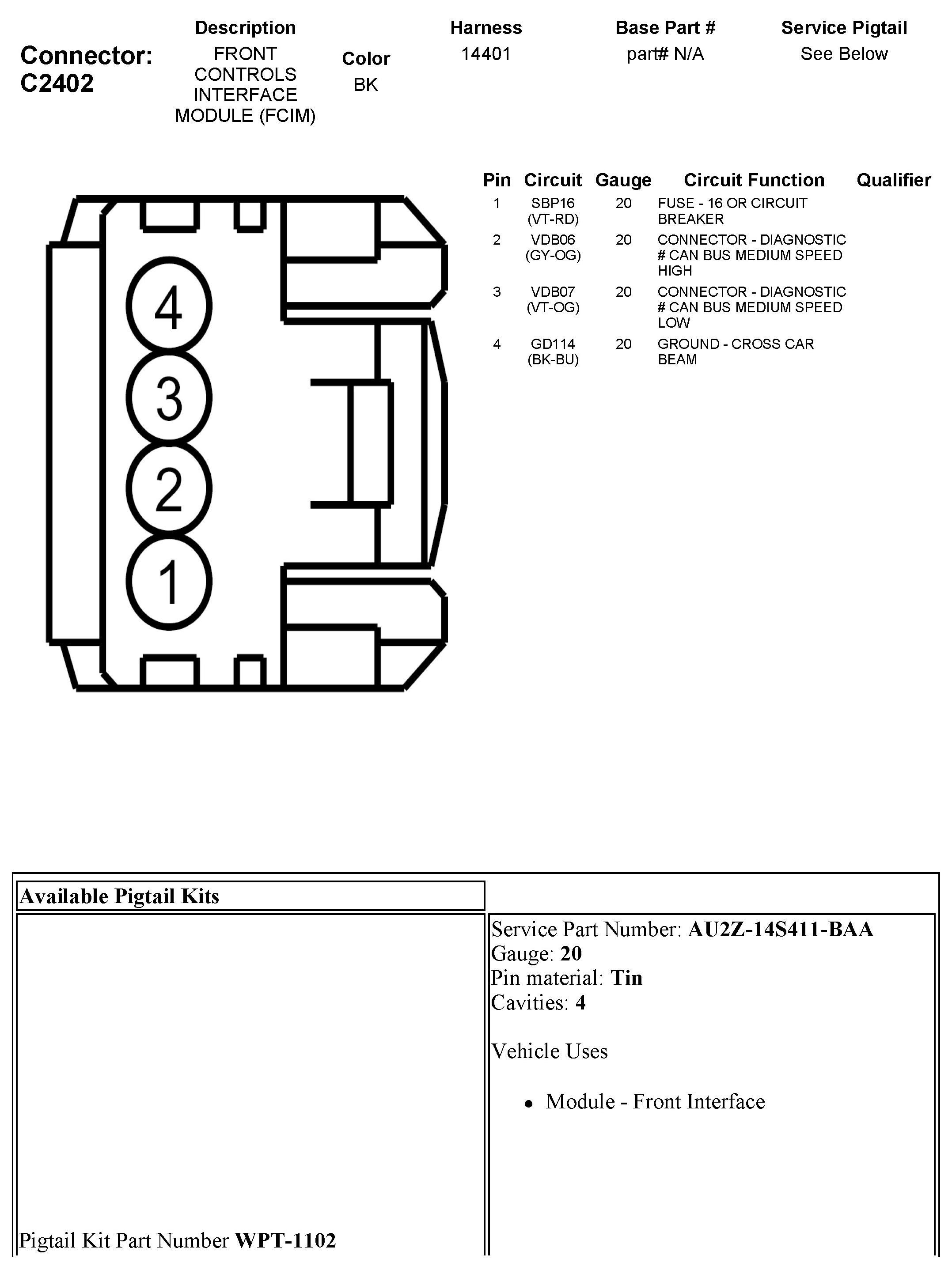 Factory service manual diagram