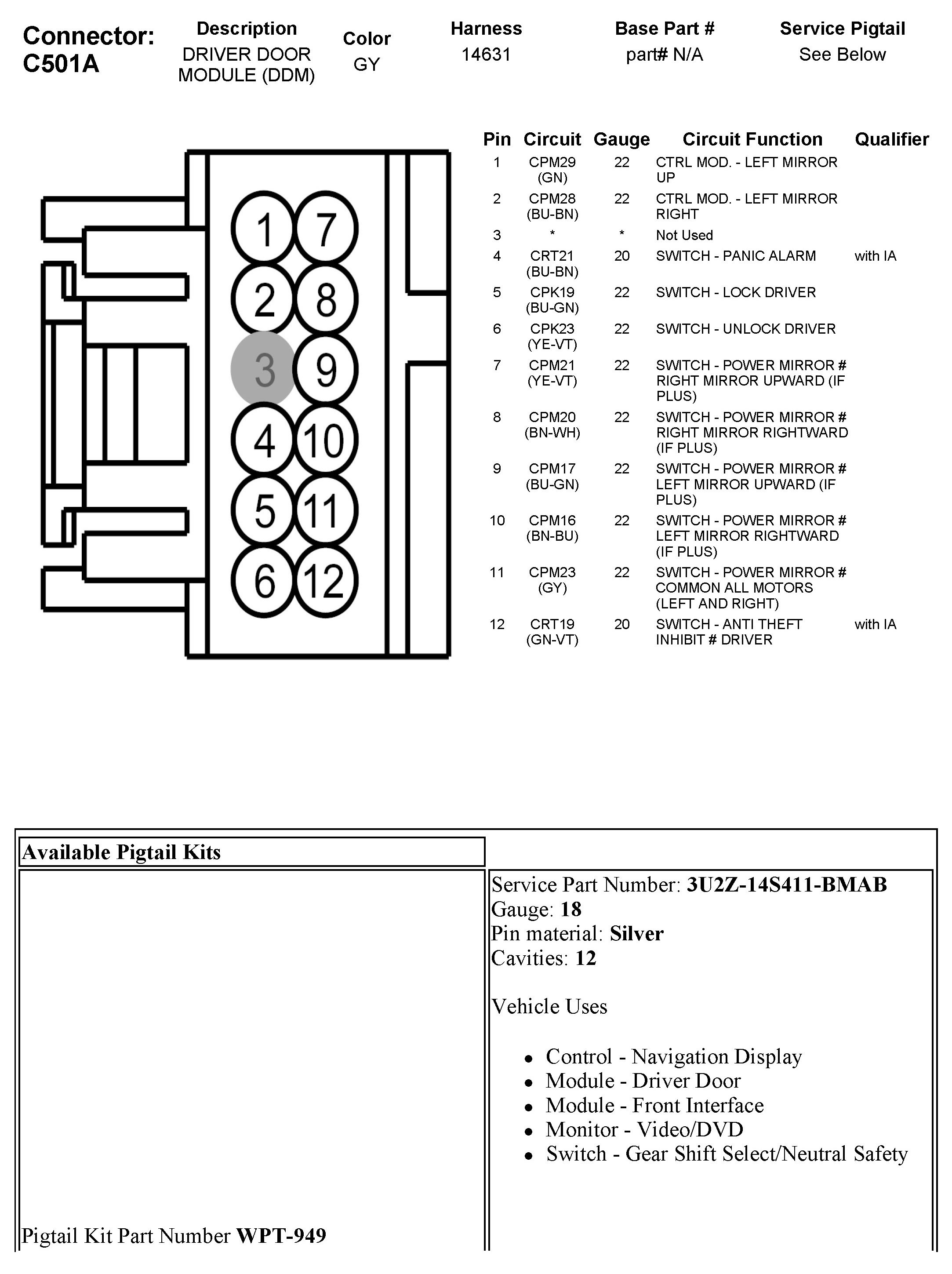 Factory service manual diagram