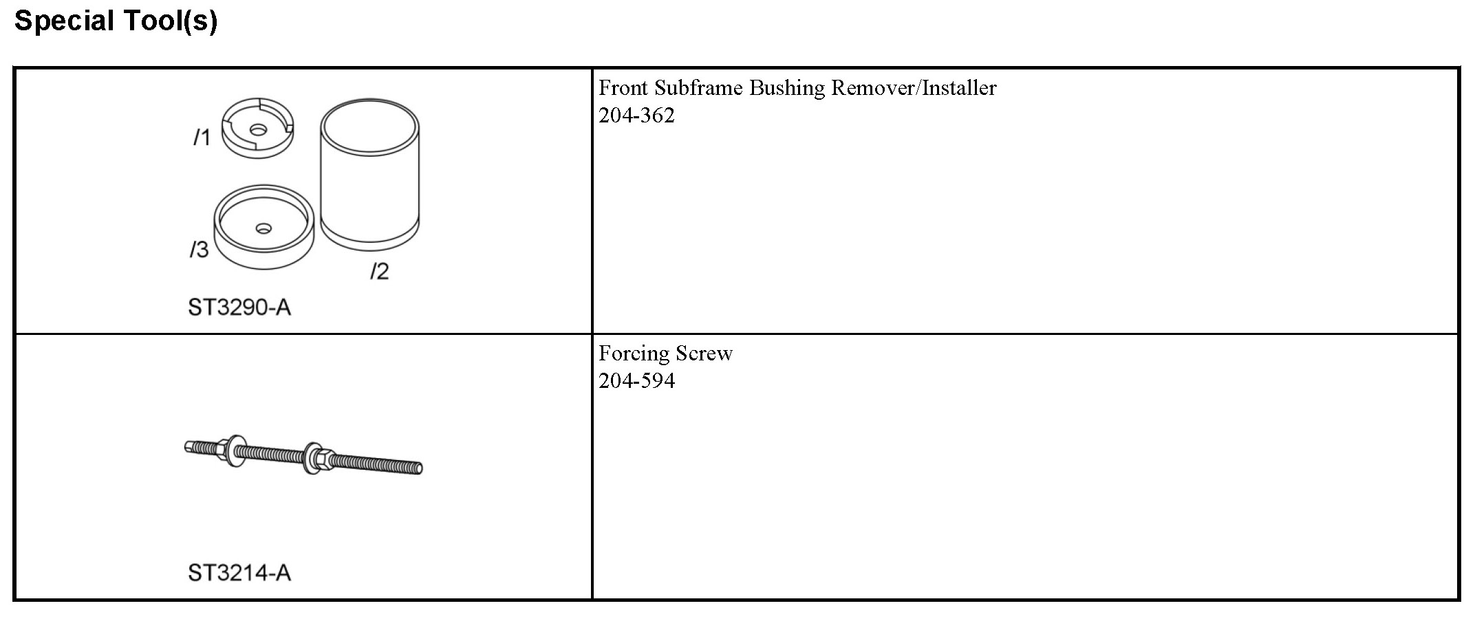 Factory service manual diagram