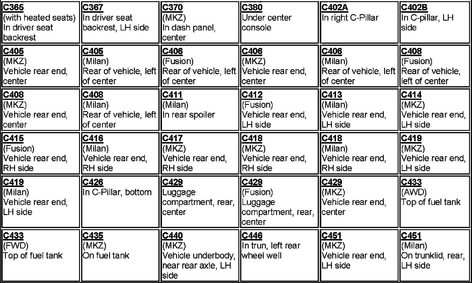 Factory service manual diagram