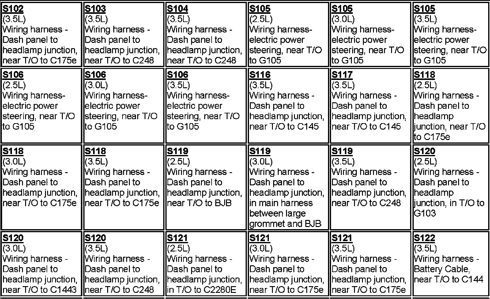 Factory service manual diagram