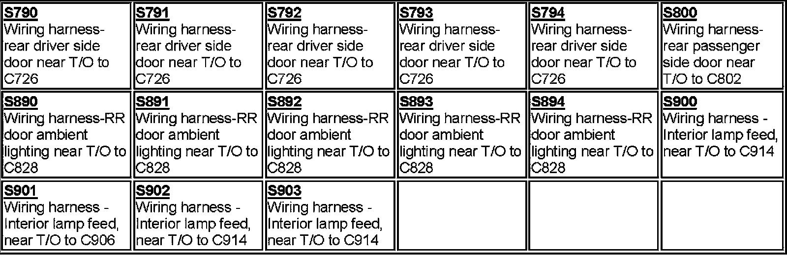 Factory service manual diagram