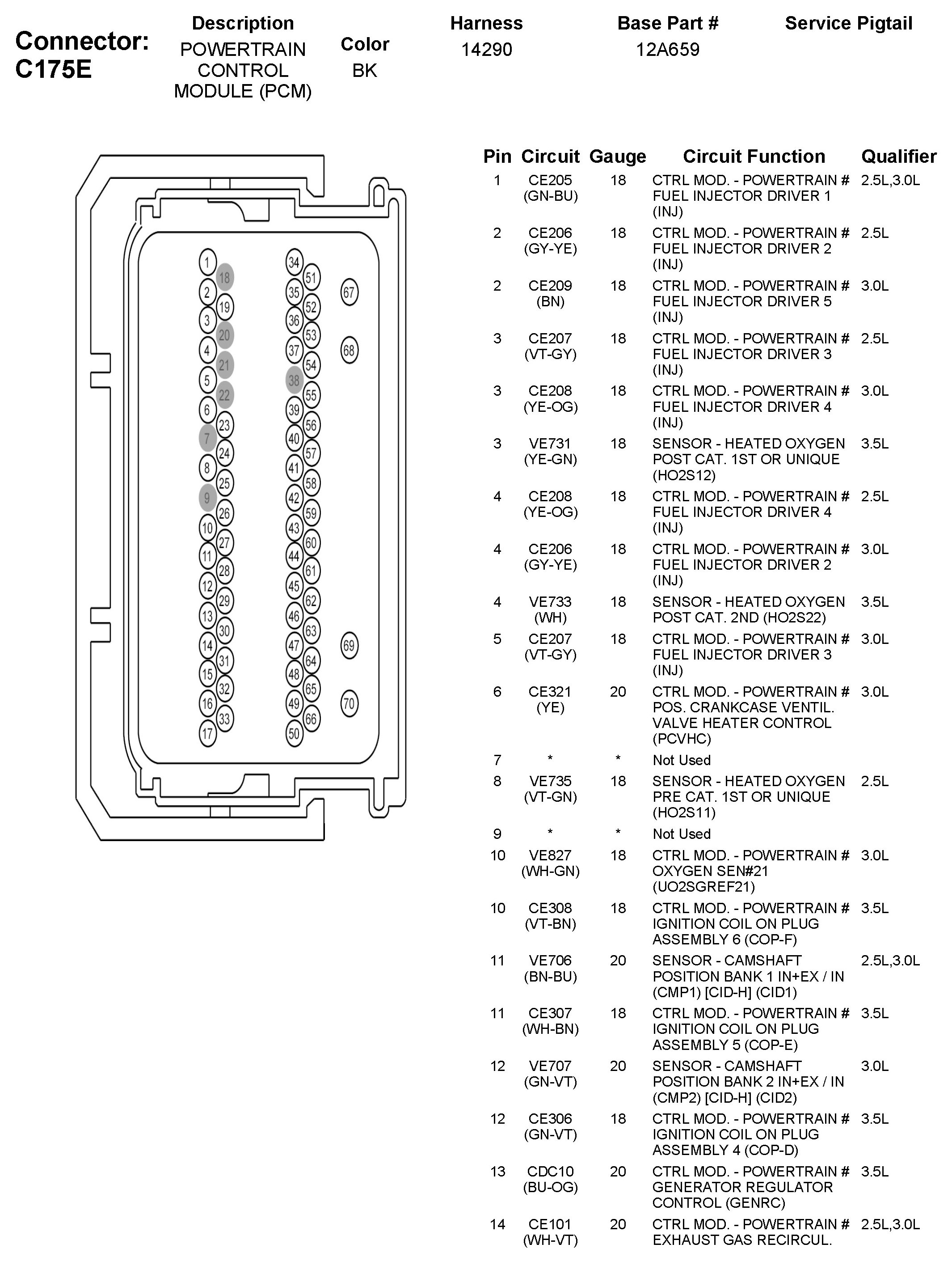 Factory service manual diagram