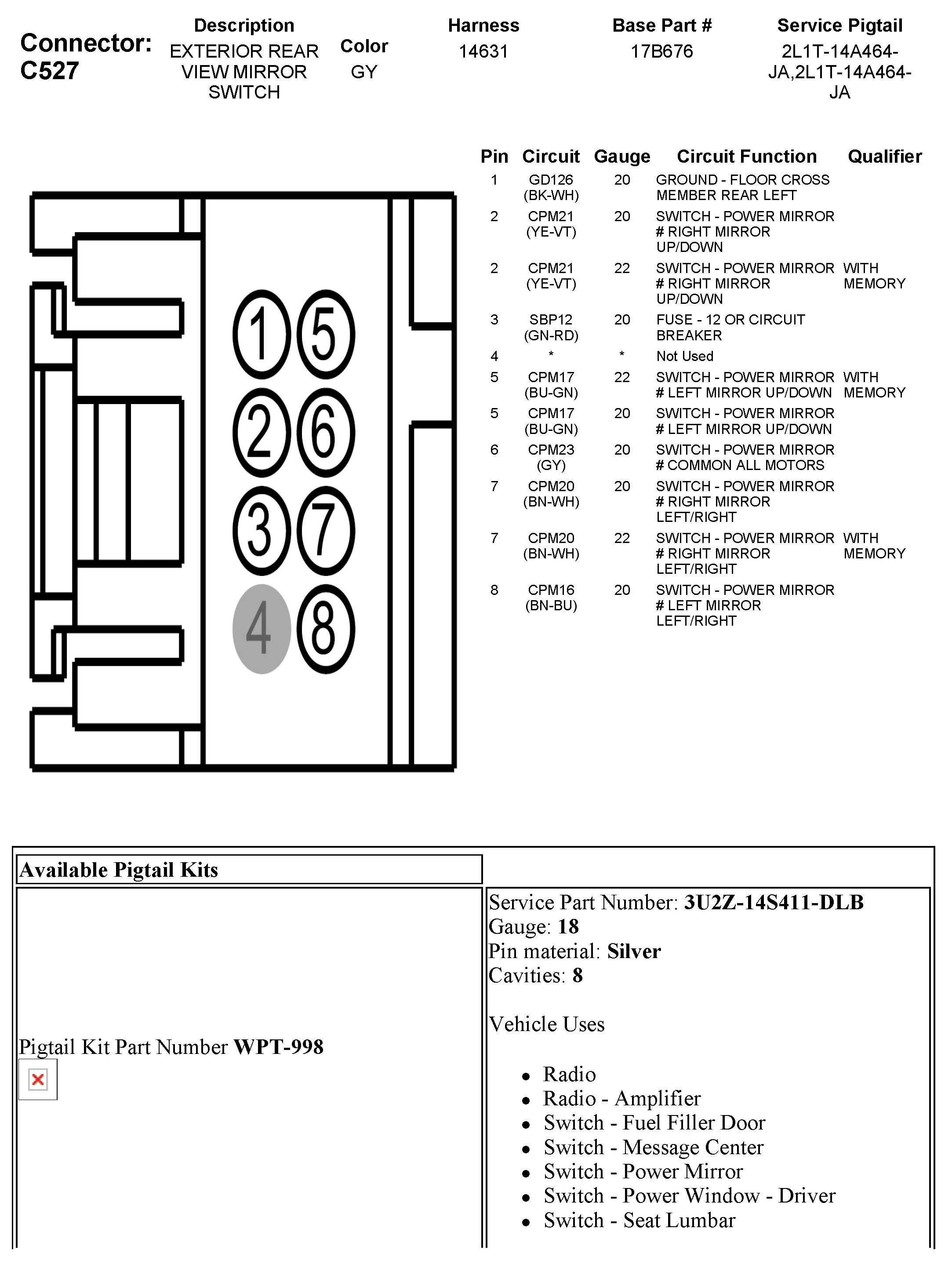 Factory service manual diagram