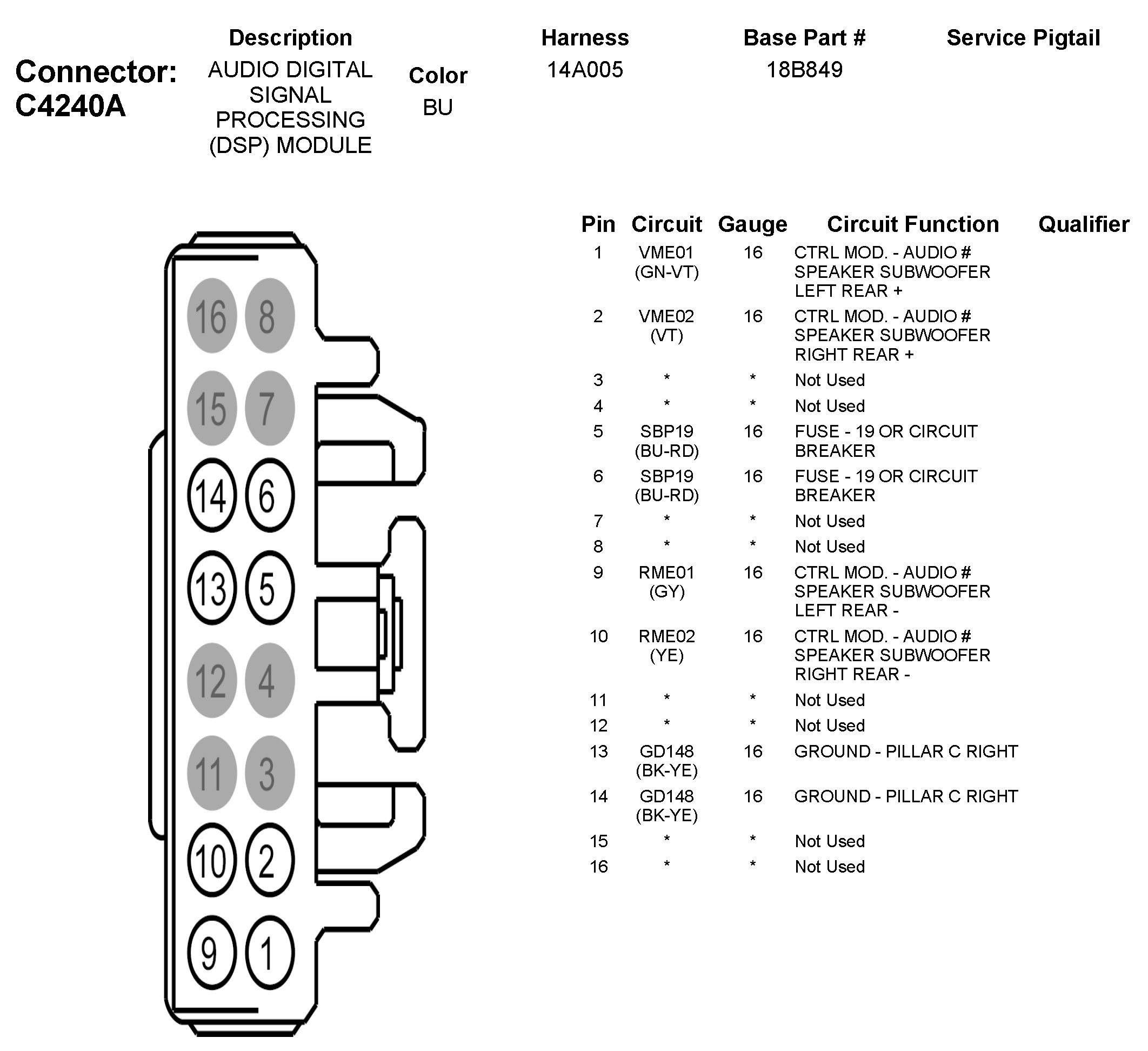 Factory service manual diagram