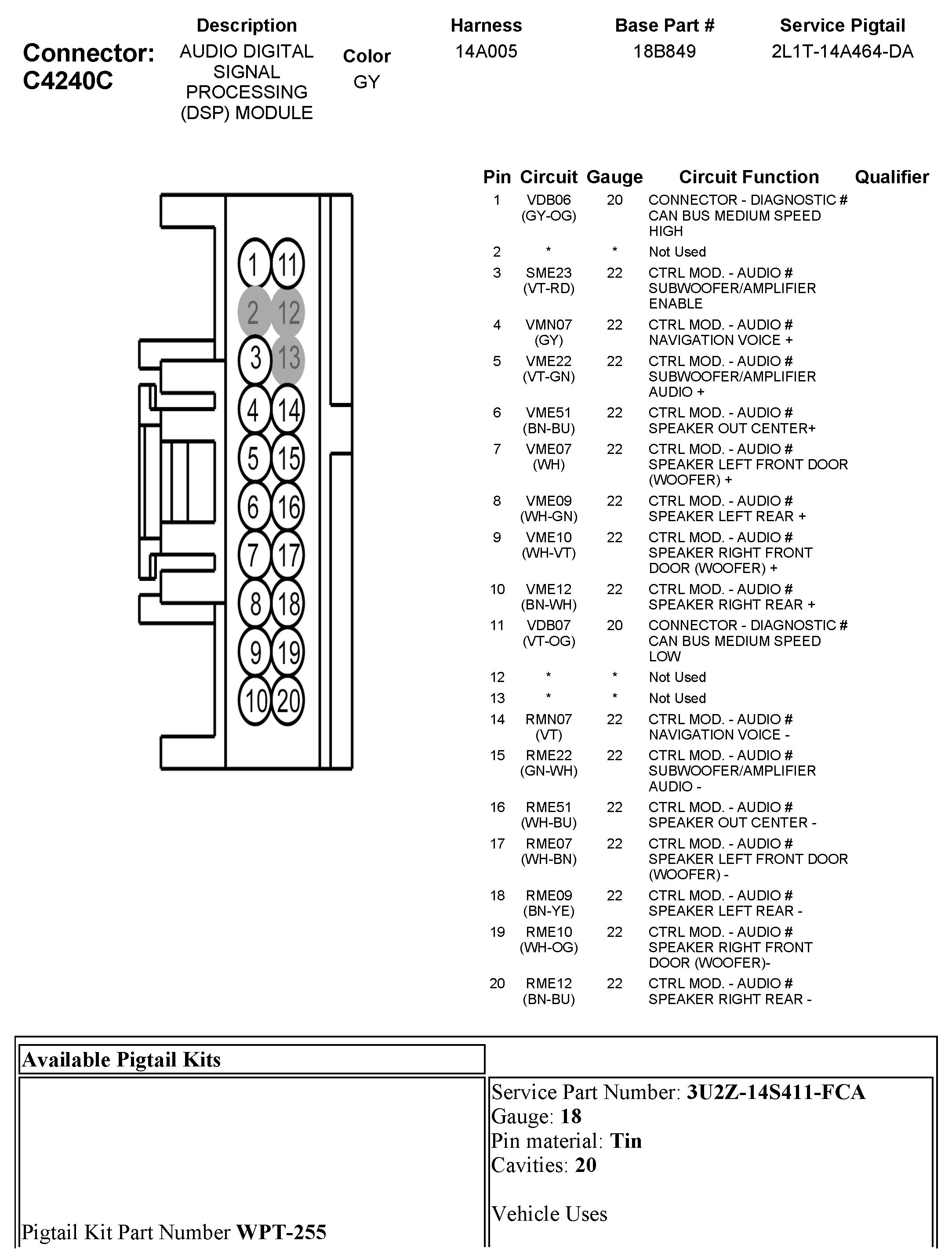 Factory service manual diagram