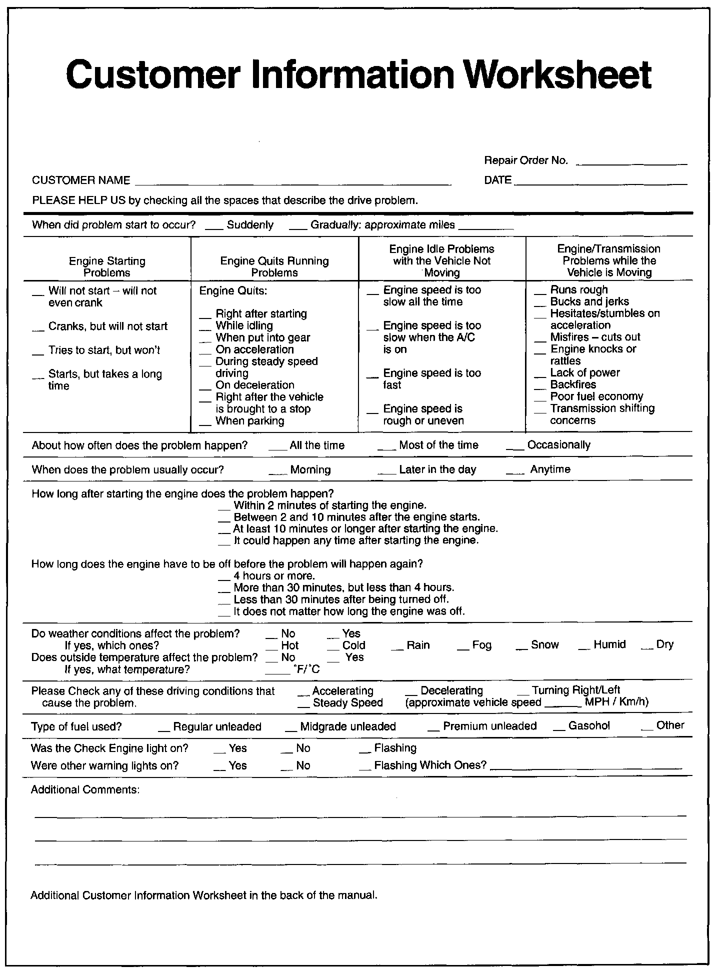Factory service manual diagram
