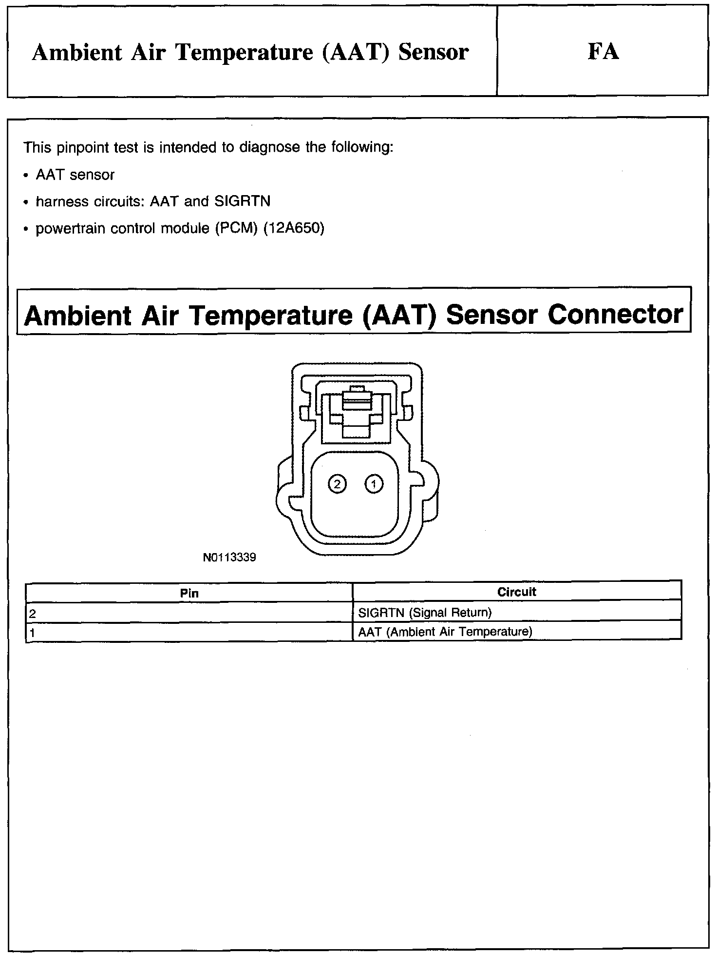 Factory service manual diagram