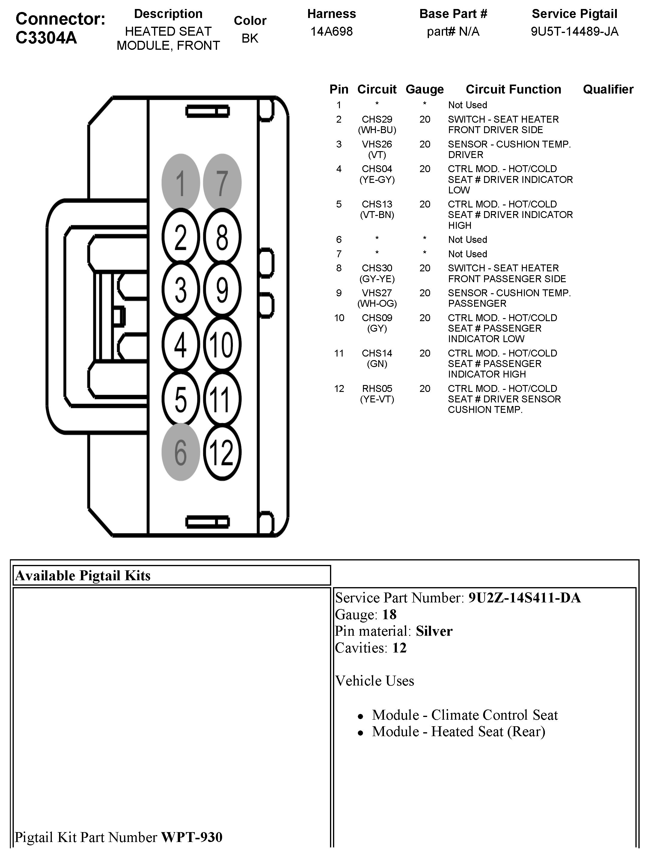 Factory service manual diagram