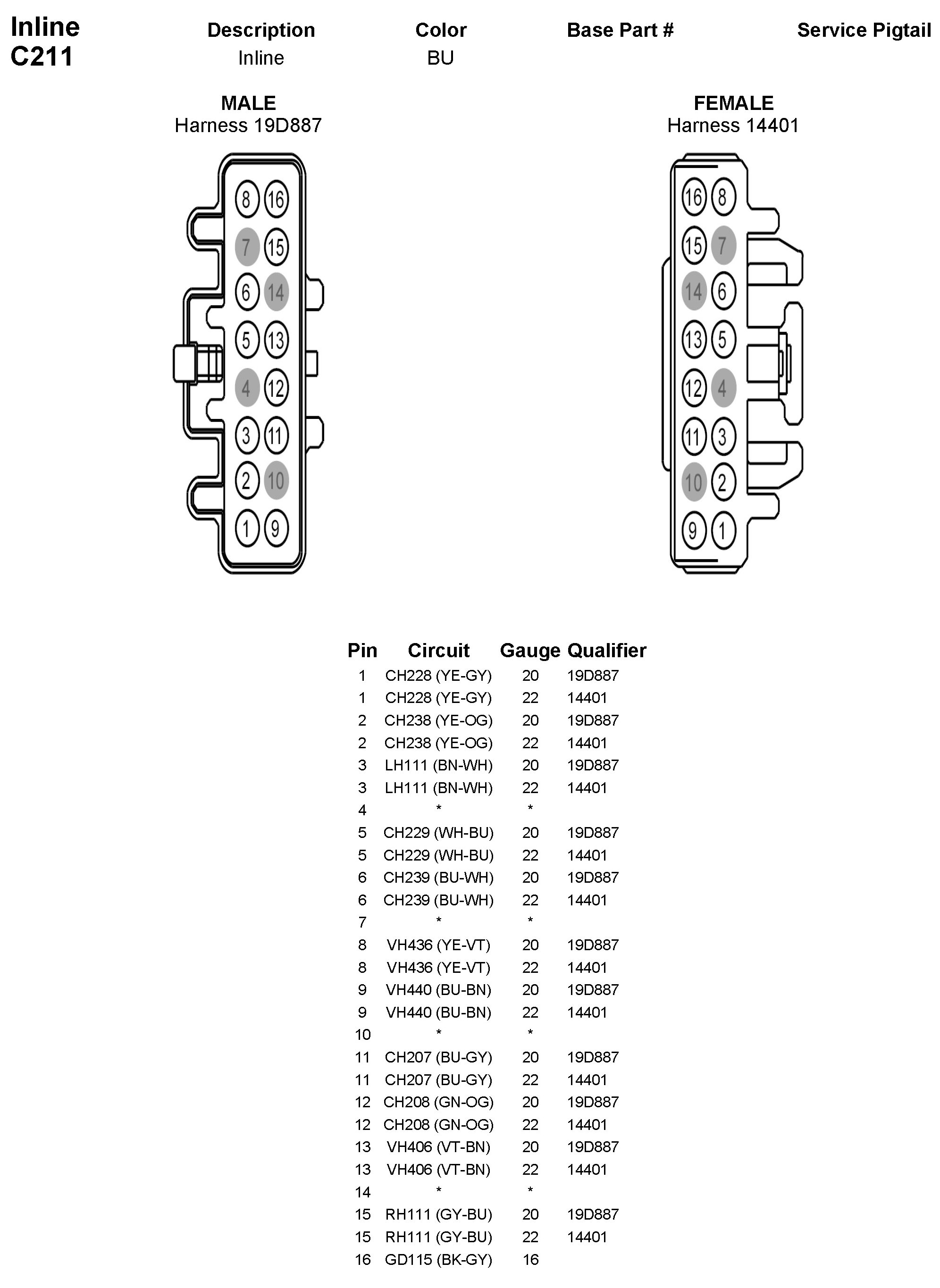 Factory service manual diagram