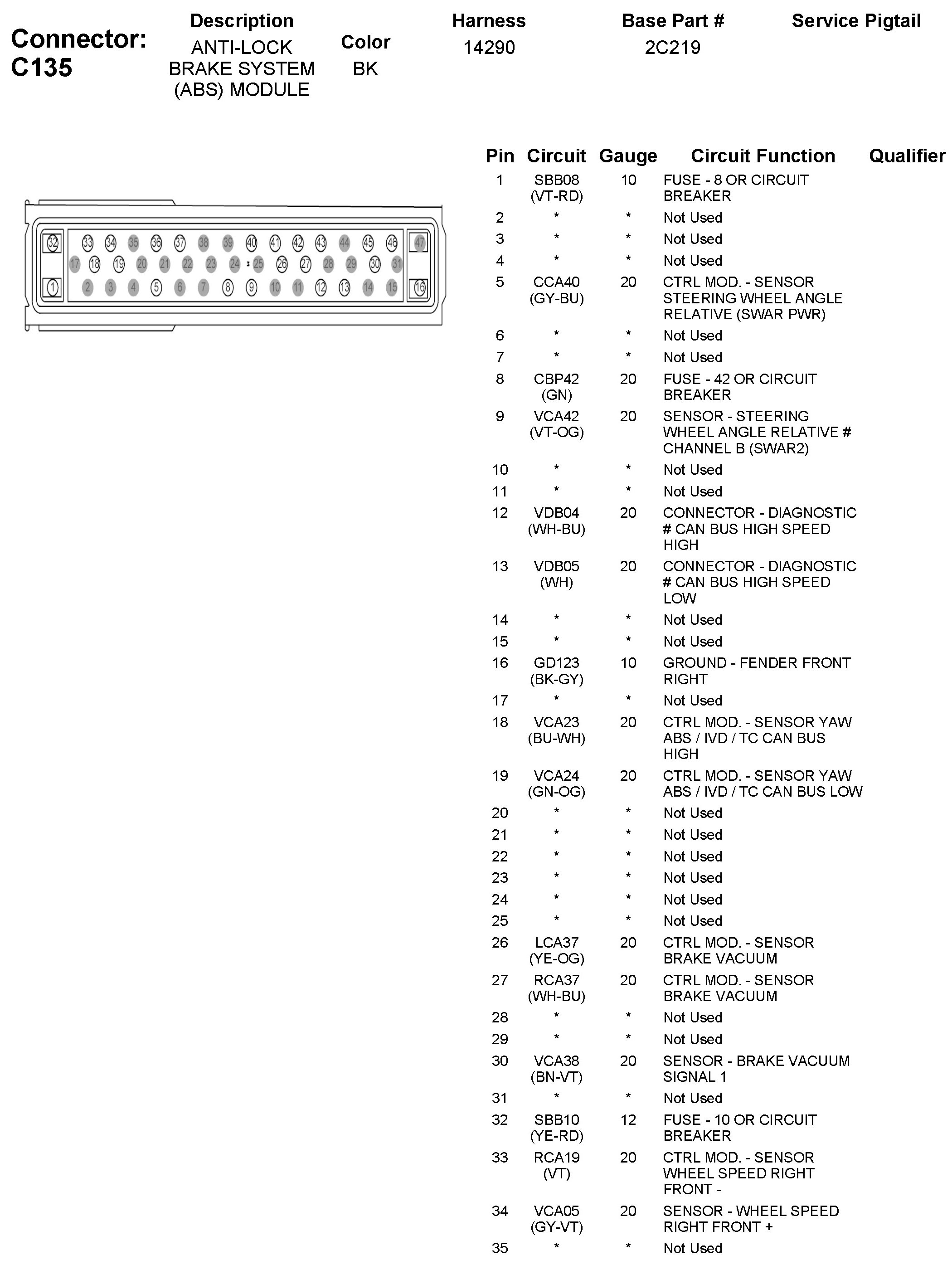 Factory service manual diagram