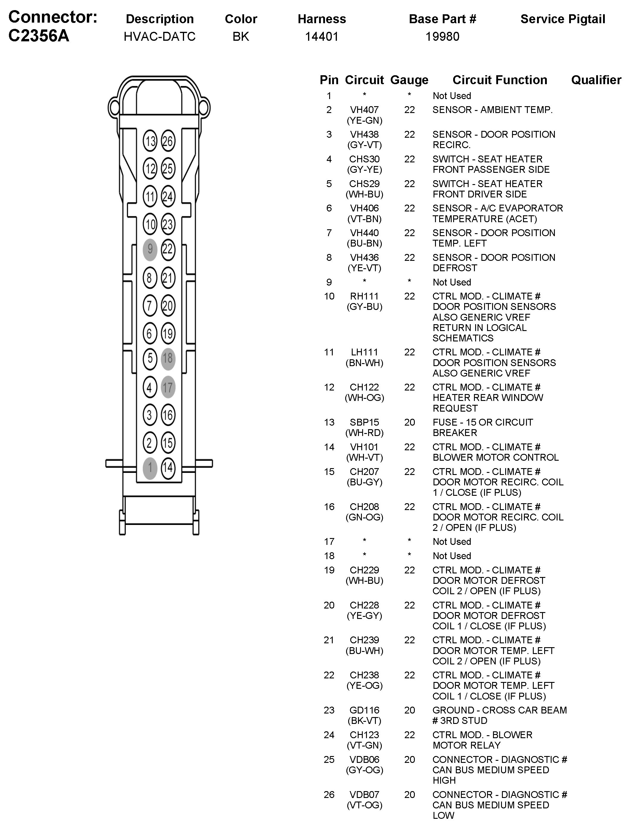 Factory service manual diagram
