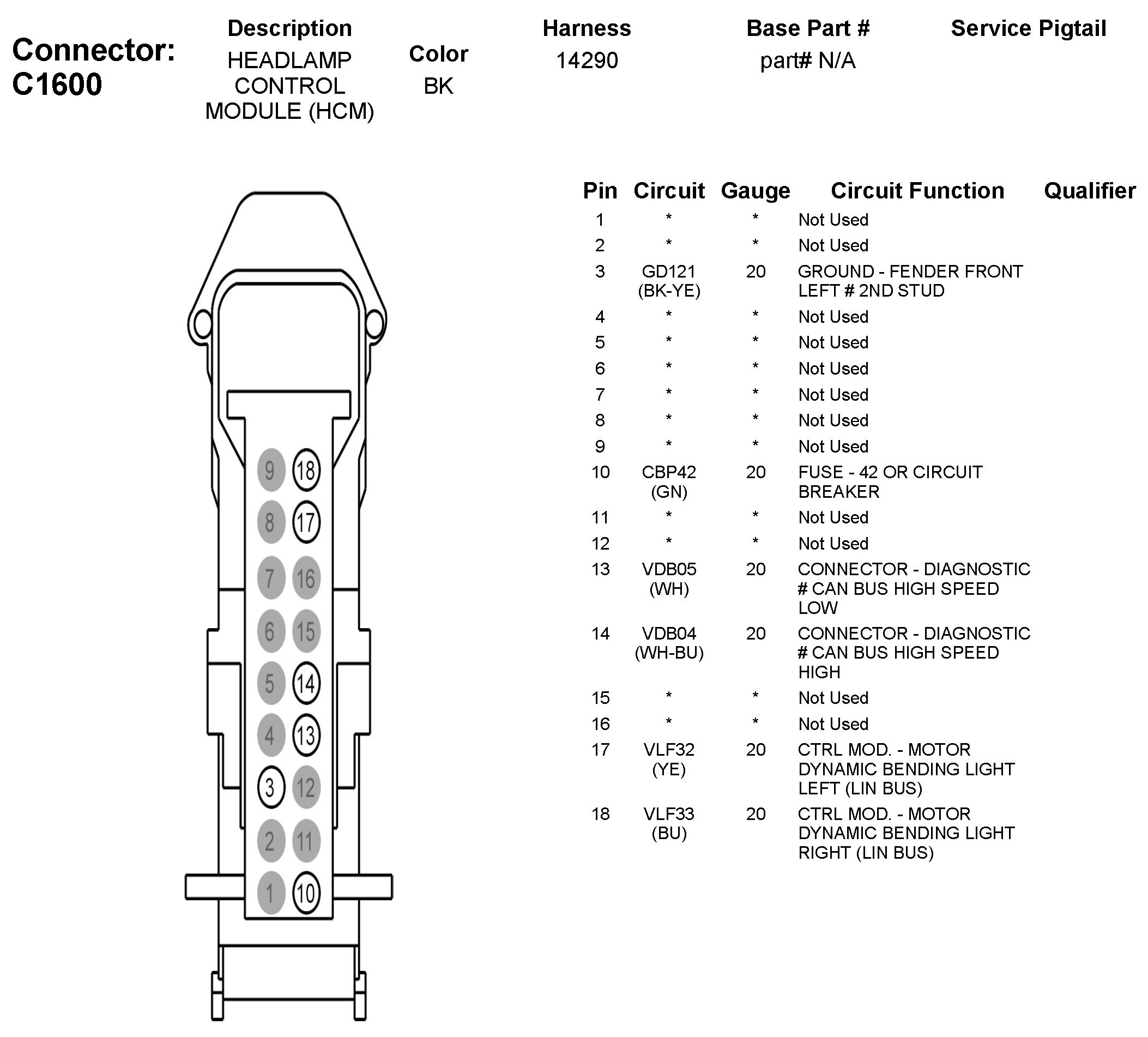 Factory service manual diagram