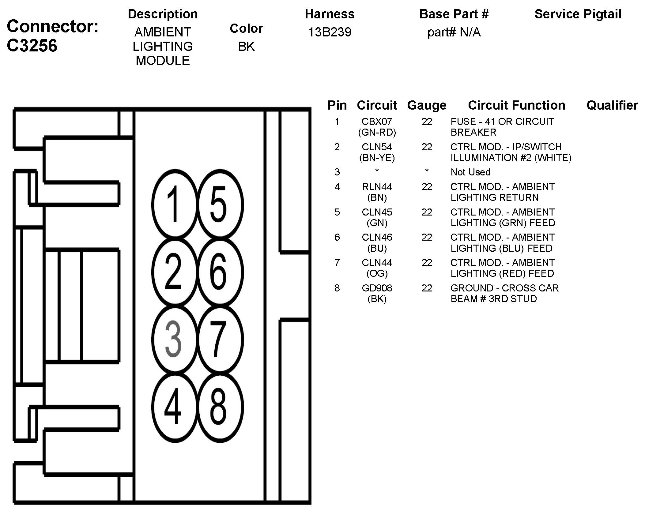 Factory service manual diagram