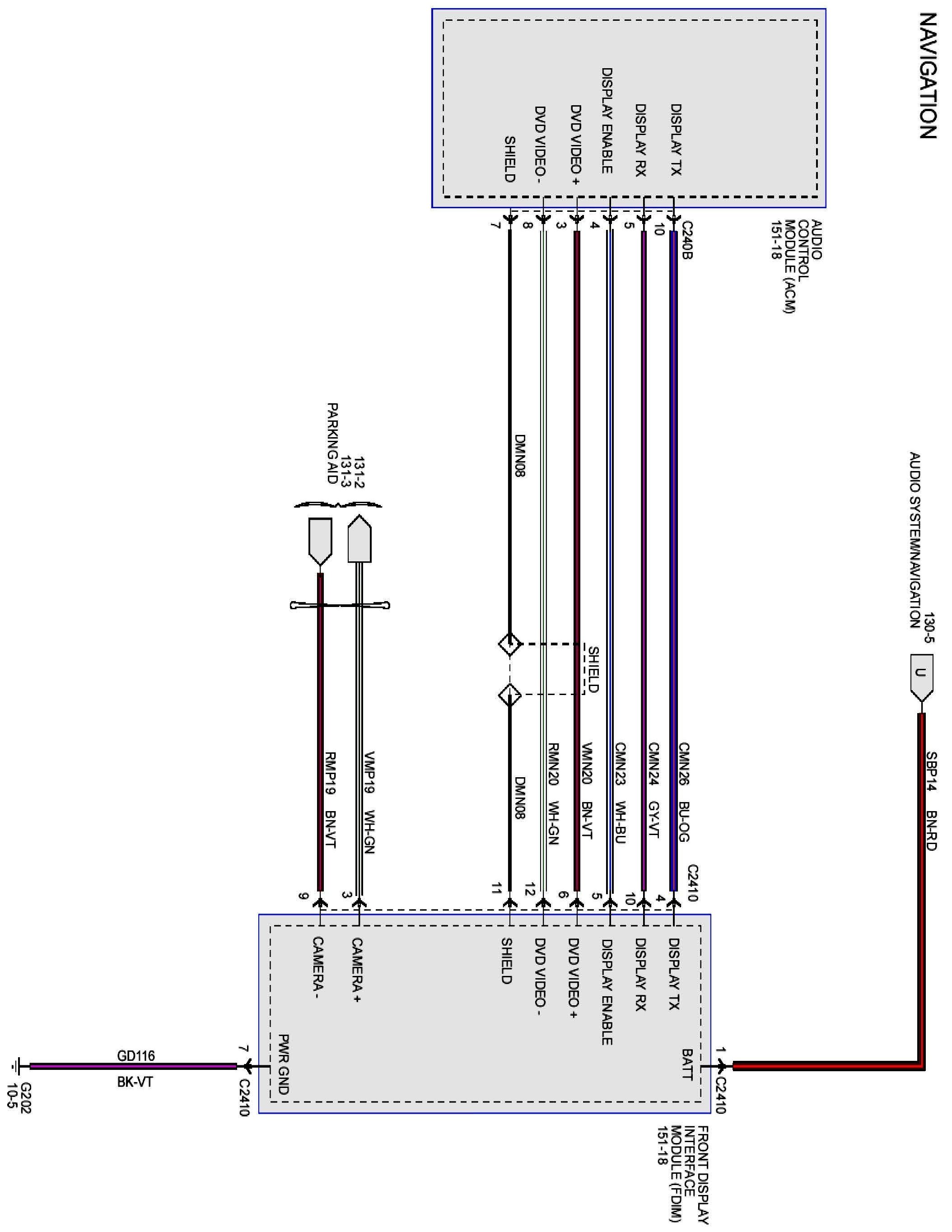Factory service manual diagram
