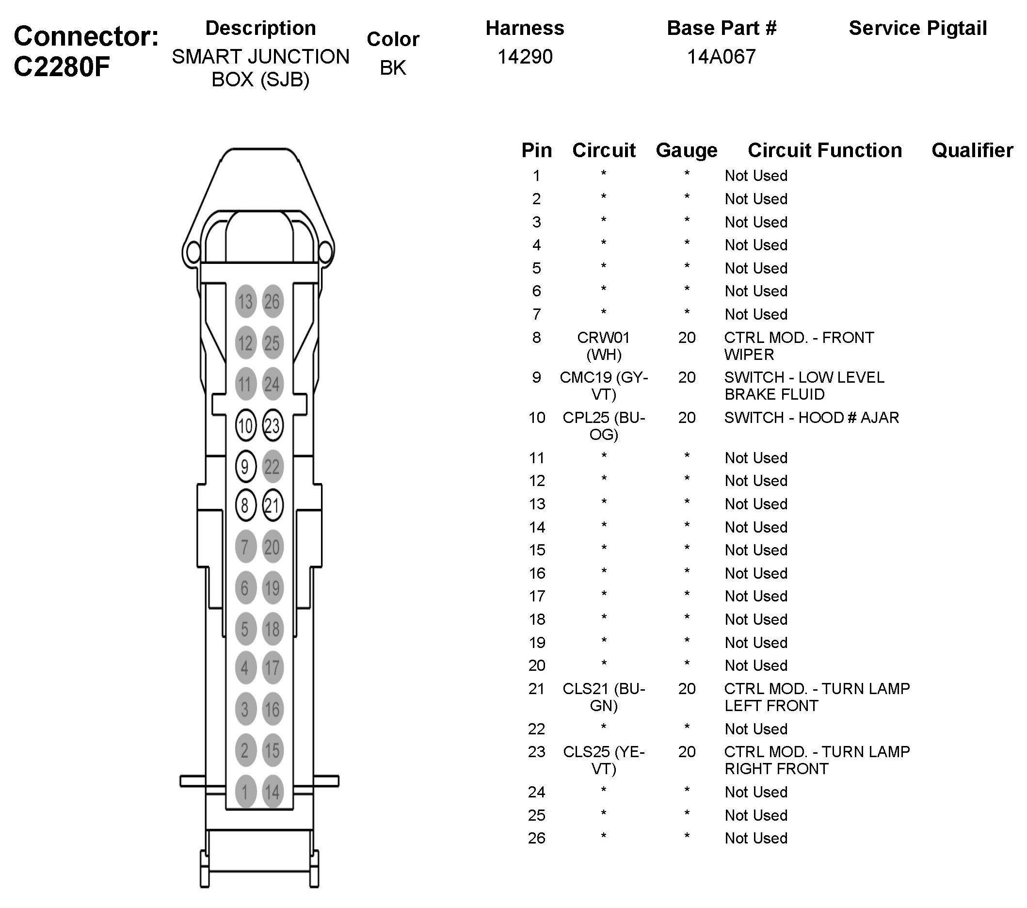 Factory service manual diagram