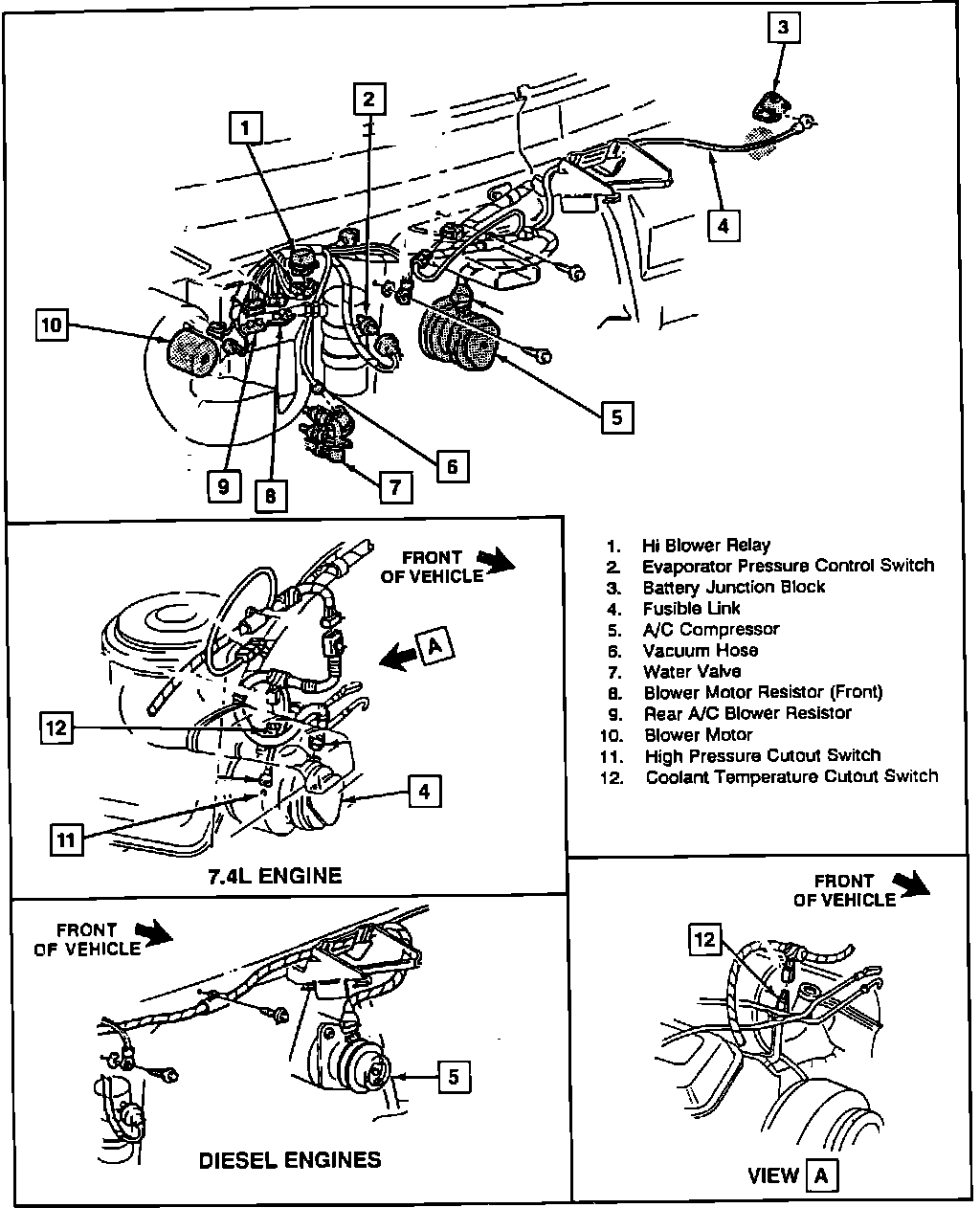 Factory service manual diagram