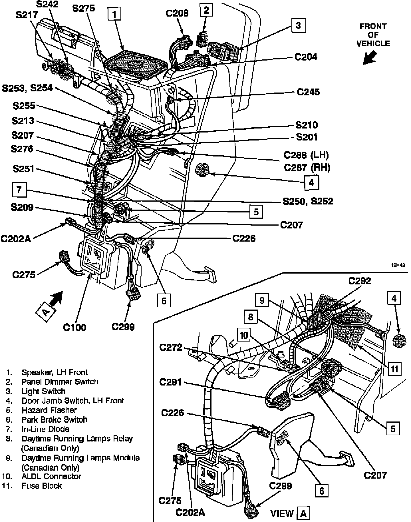 Factory service manual diagram