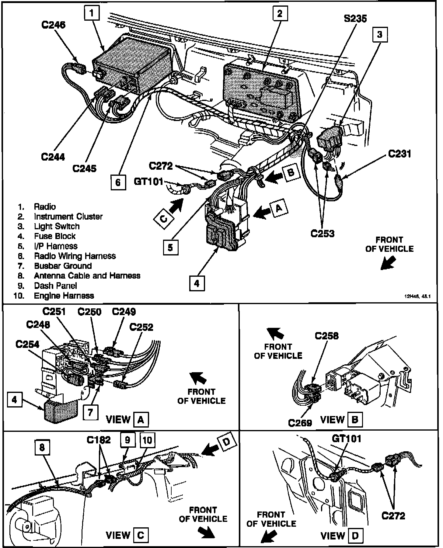 Factory service manual diagram