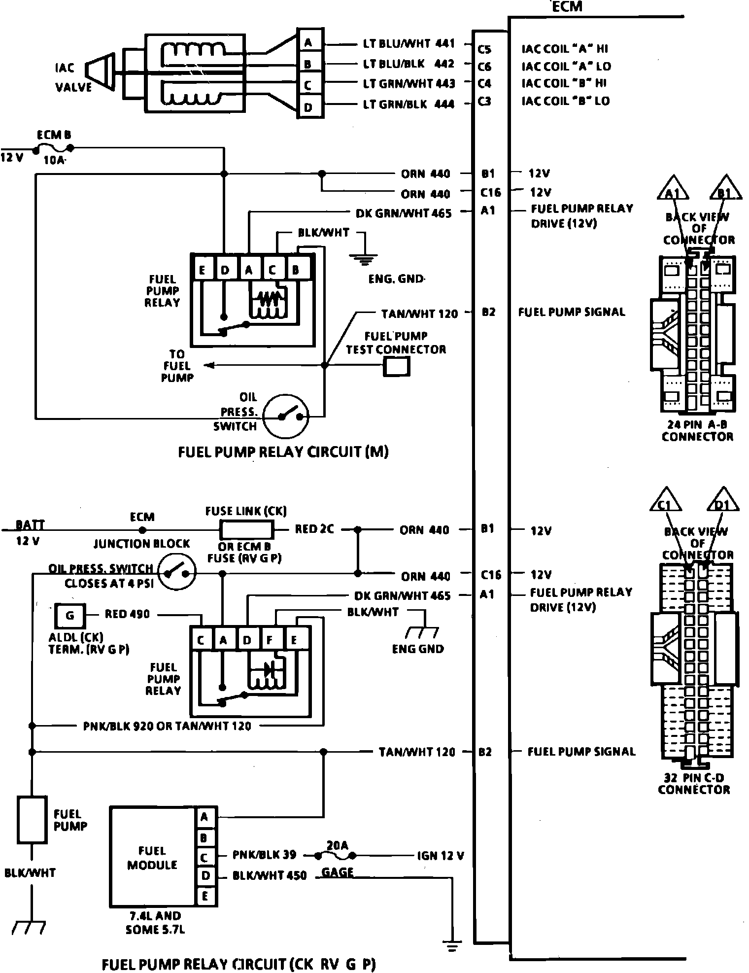 Factory service manual diagram