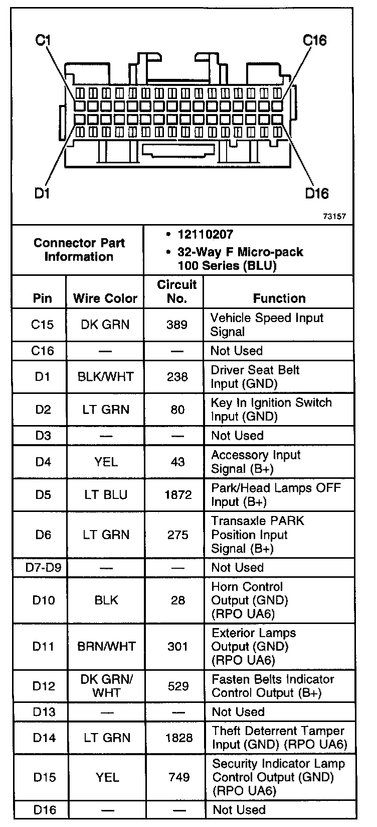 Factory service manual diagram