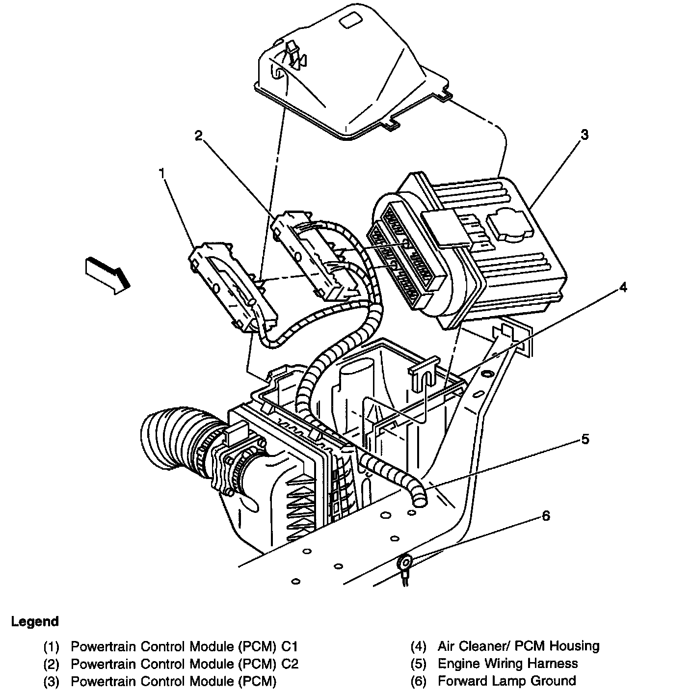 Factory service manual diagram