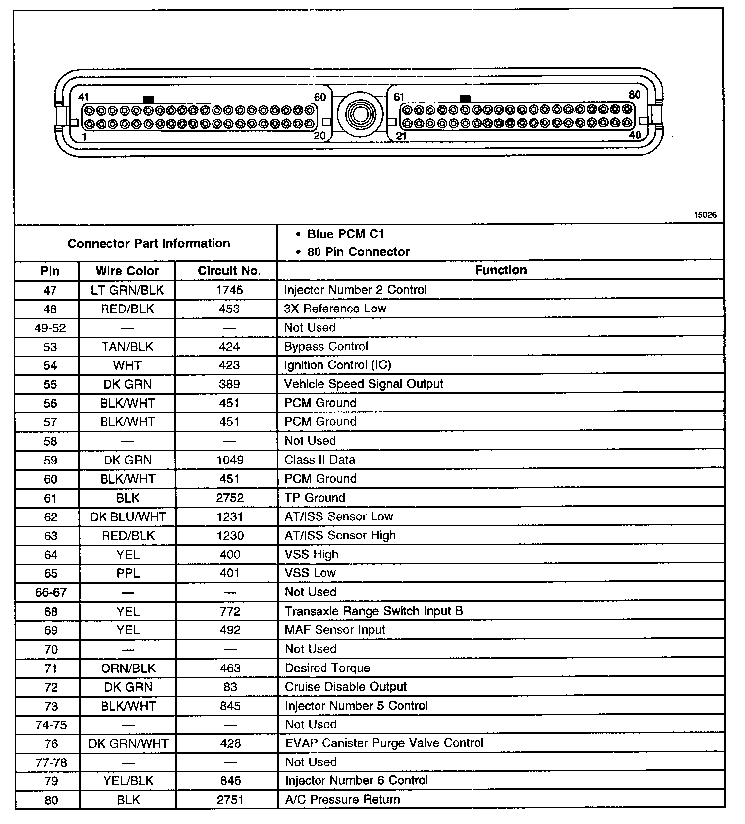 Factory service manual diagram