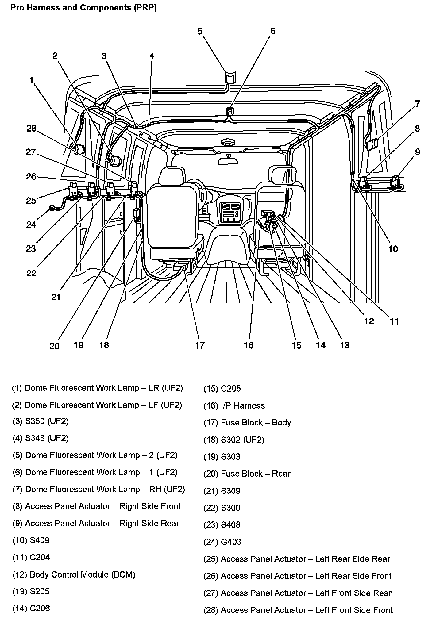 Factory service manual diagram