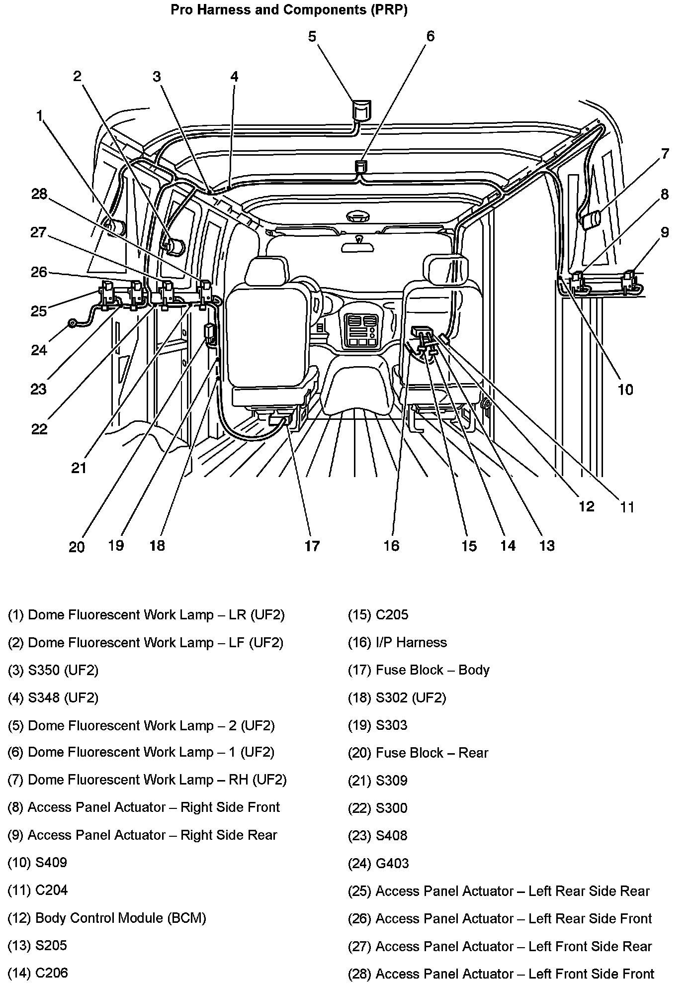 Factory service manual diagram
