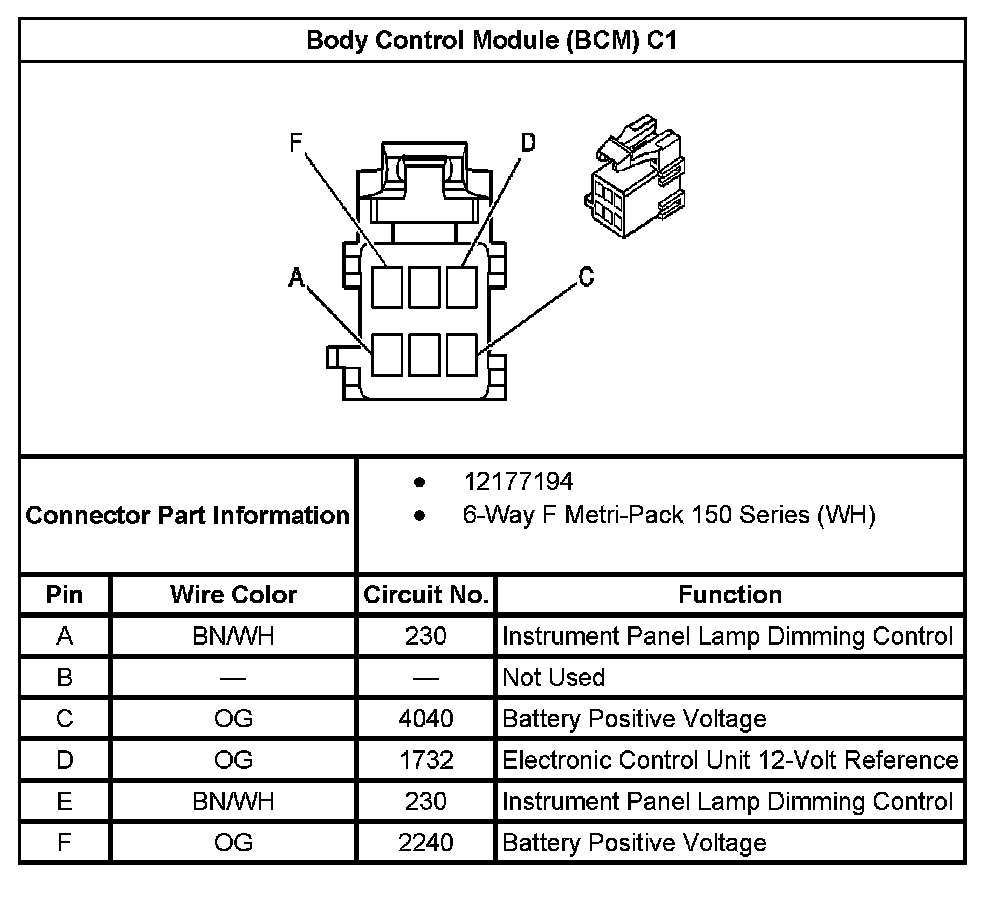 Factory service manual diagram