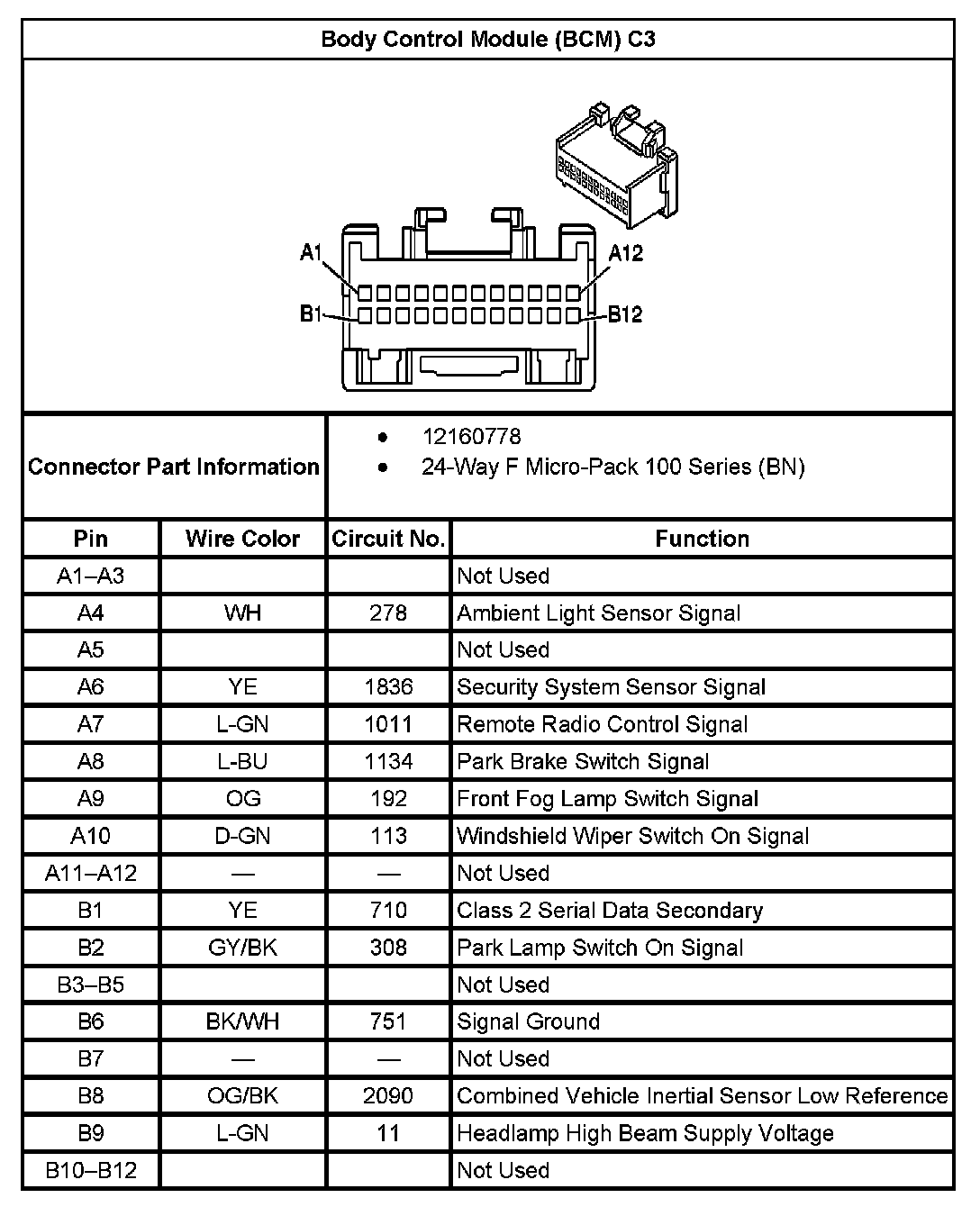 Factory service manual diagram